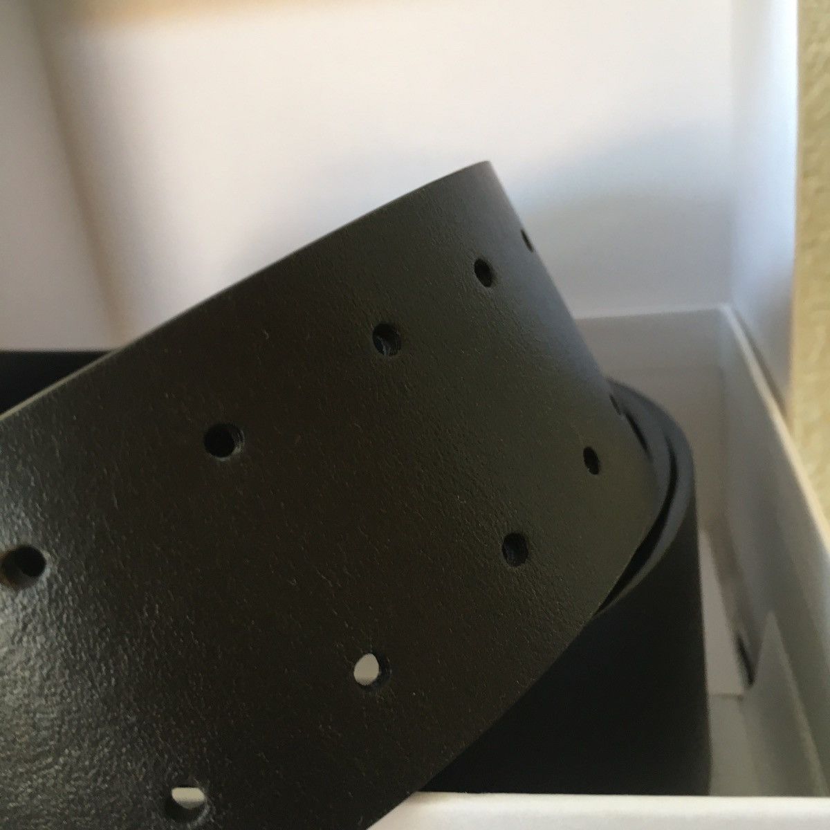 Calvin Klein black leather belt Size ONE SIZE - 2 Thumbnail