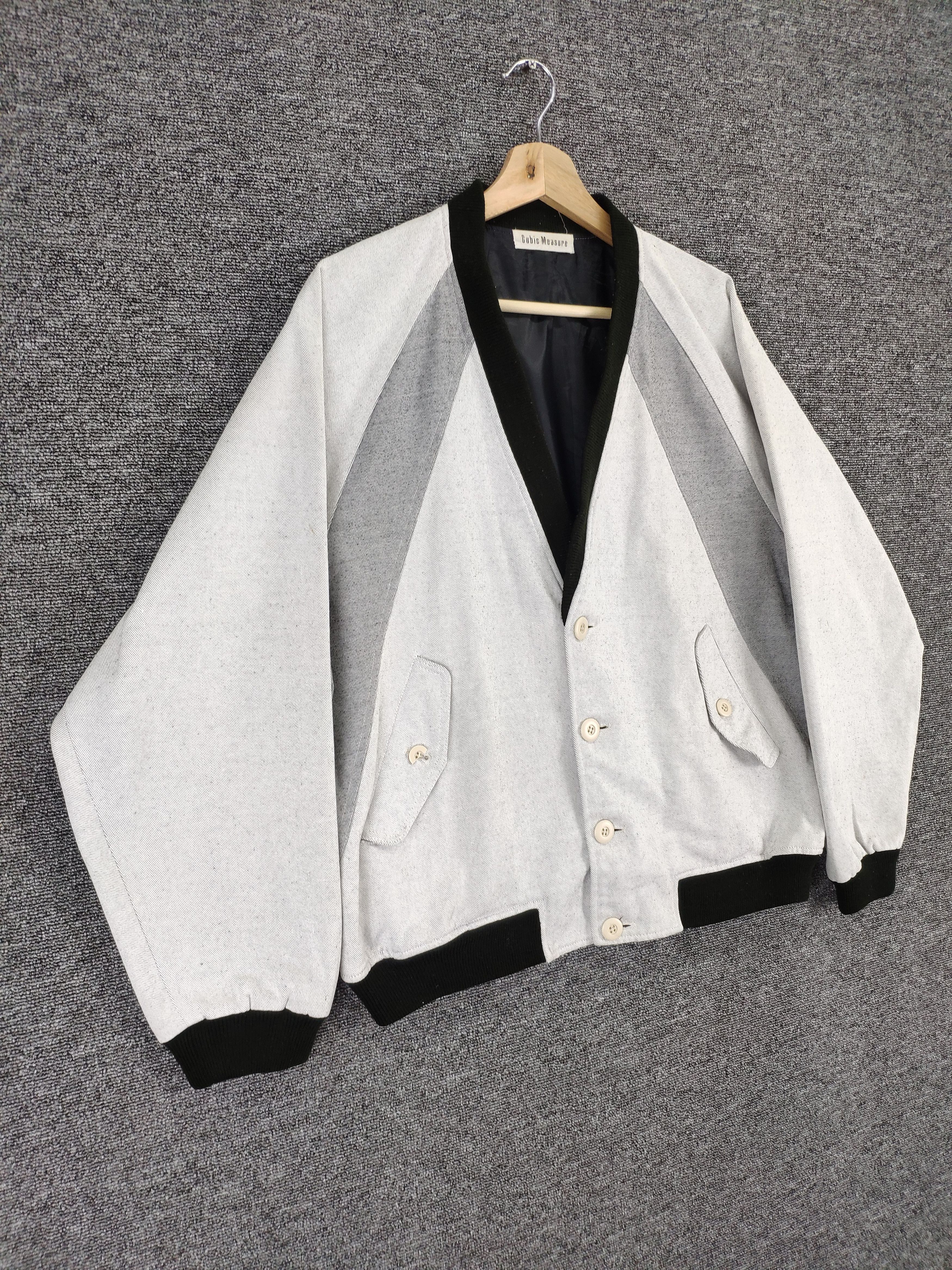 Japanese Brand Steal 💥 Vintage Cubic Measure Cardigan Jacket Size US L / EU 52-54 / 3 - 3 Thumbnail