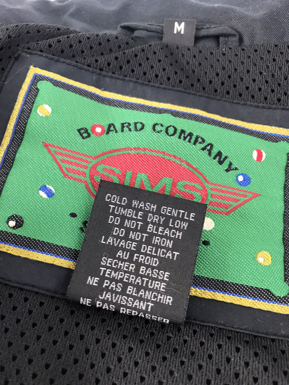Vintage Sims Board Company Jacket Windbreaker Baggy Wear Rain Size US M / EU 48-50 / 2 - 8 Thumbnail
