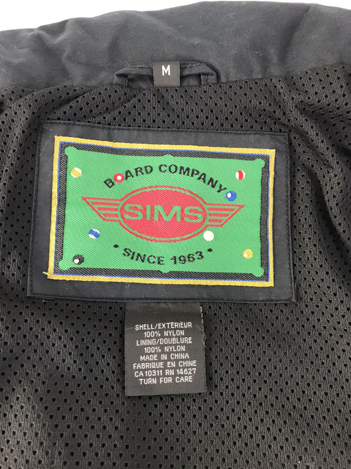 Vintage Sims Board Company Jacket Windbreaker Baggy Wear Rain Size US M / EU 48-50 / 2 - 7 Thumbnail