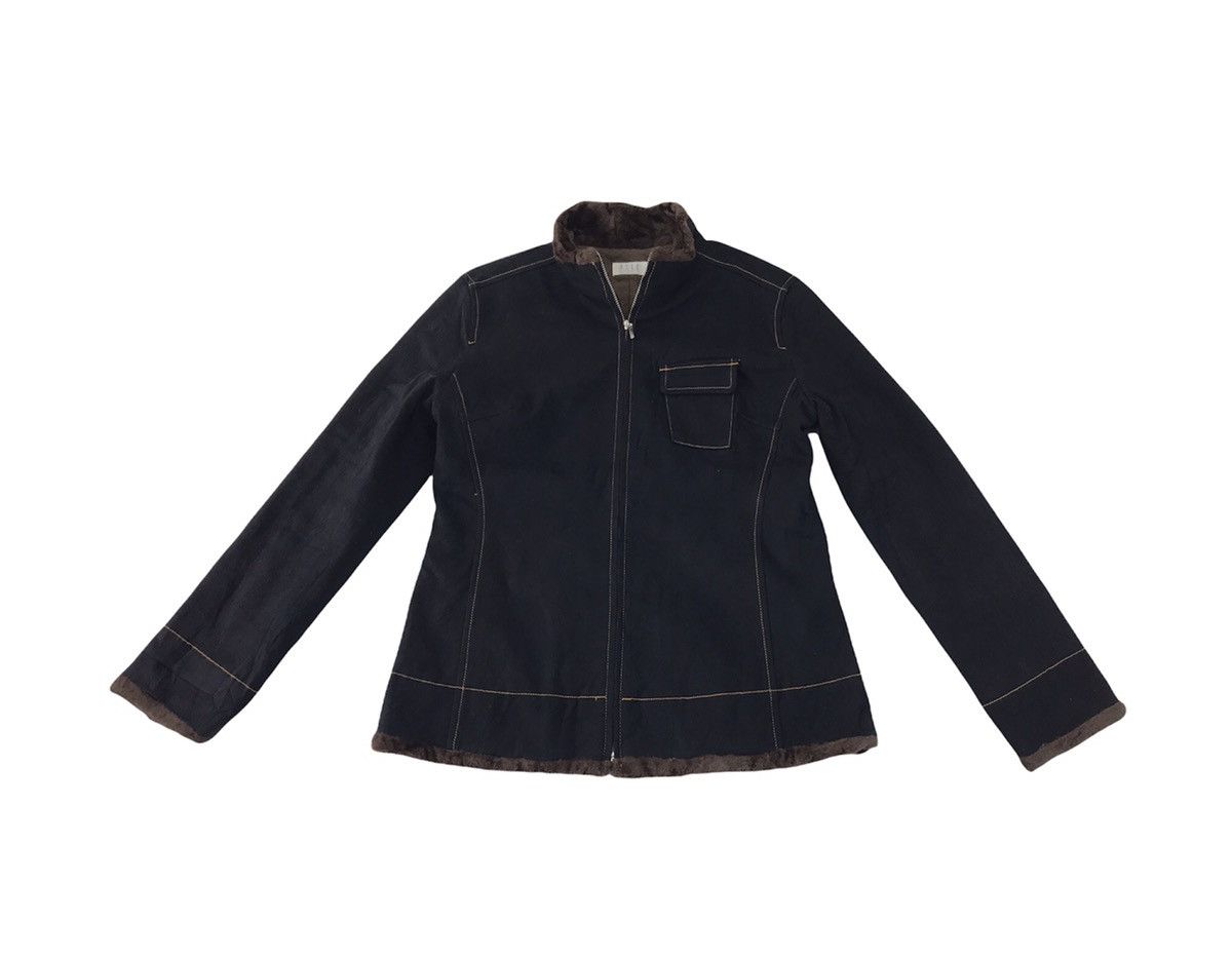Designer Elle Paris Thick Woll Jacket Coat Inspired Designer Size US S / EU 44-46 / 1 - 1 Thumbnail