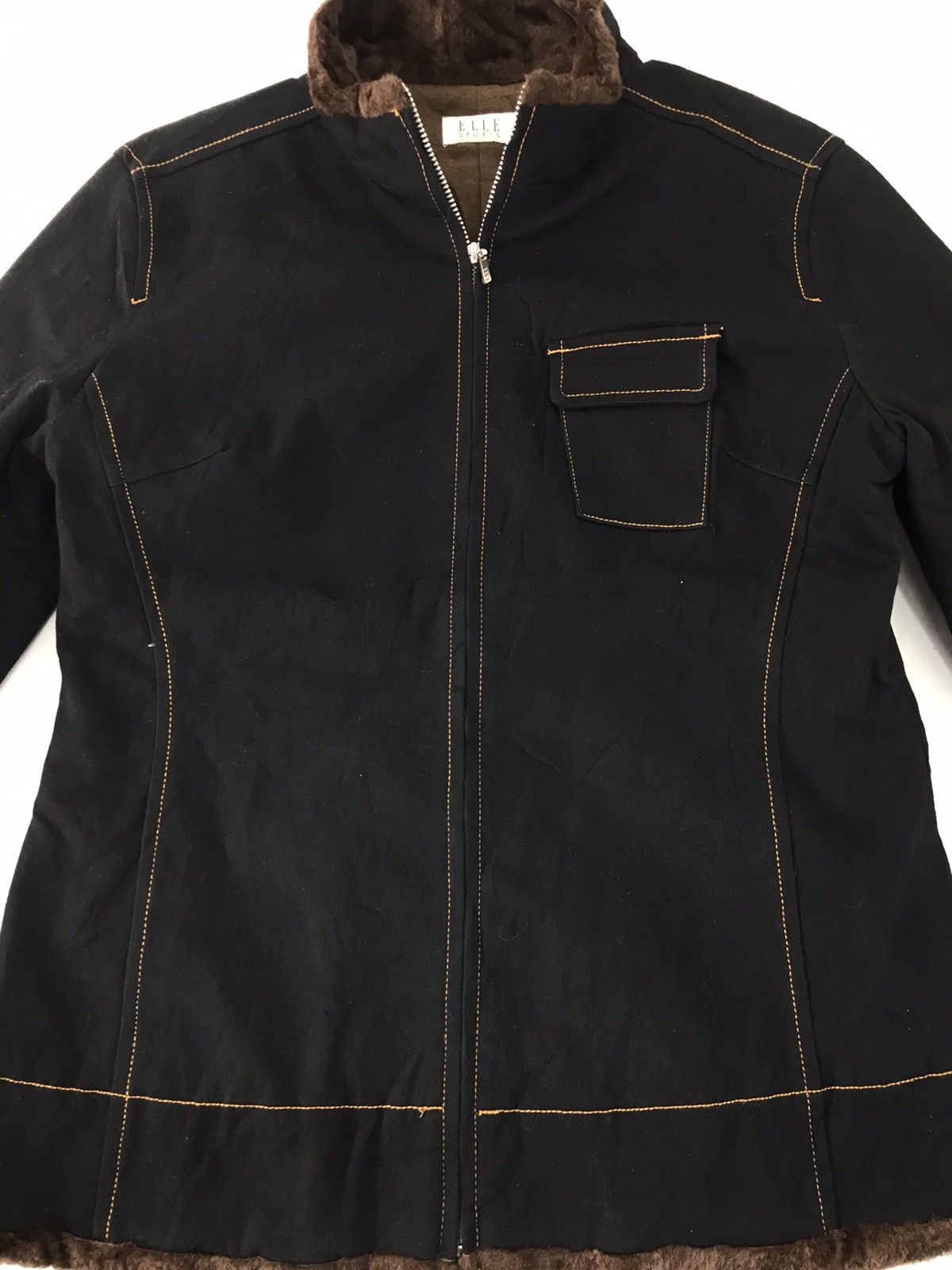Designer Elle Paris Thick Woll Jacket Coat Inspired Designer Size US S / EU 44-46 / 1 - 4 Thumbnail