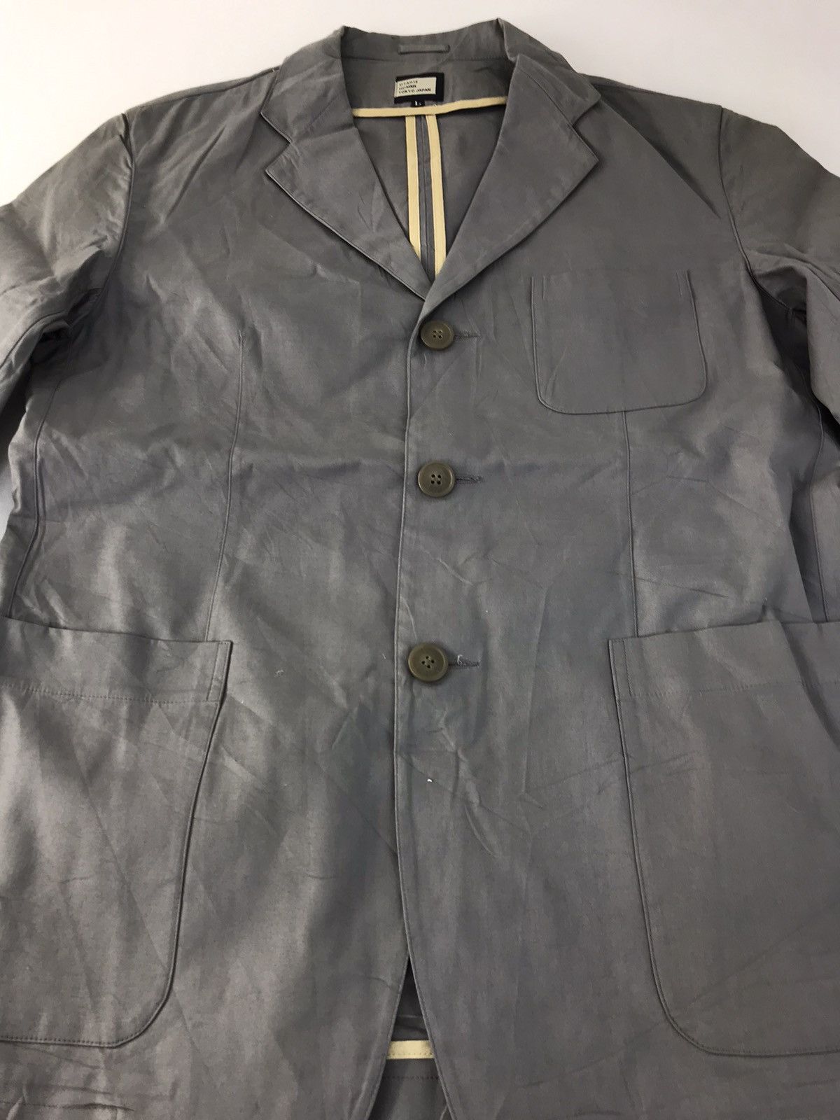 Vintage Otarie Homme Tokyo Japan Jacket Blazer Coat Fashion Size 48R - 4 Thumbnail