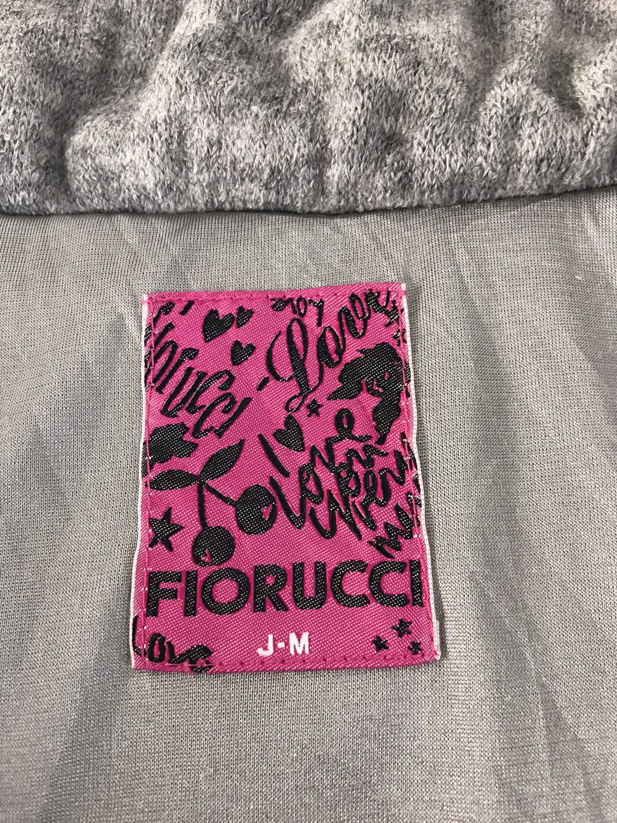 Designer × Fiorucci Padded Fiorucci Wool Jacket Quilted Inner Zip Snap Button Size M / US 6-8 / IT 42-44 - 6 Thumbnail