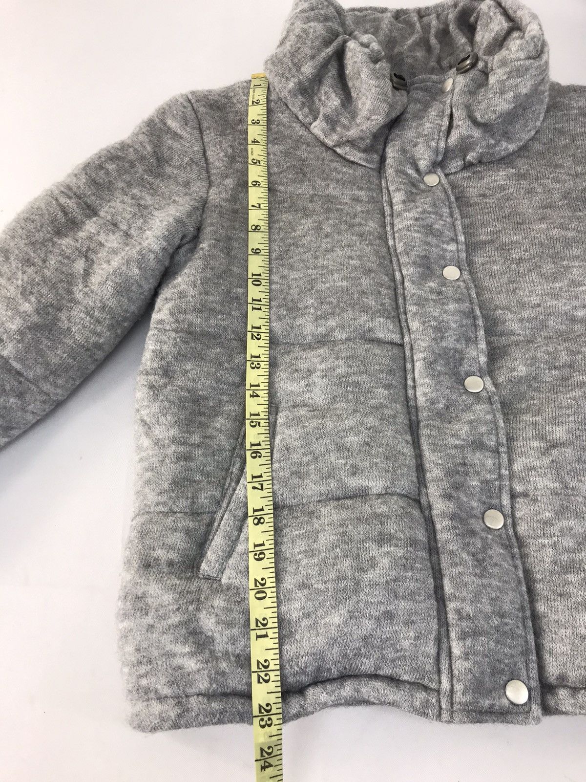 Designer × Fiorucci Padded Fiorucci Wool Jacket Quilted Inner Zip Snap Button Size M / US 6-8 / IT 42-44 - 11 Thumbnail