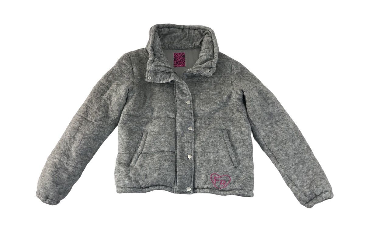 Designer × Fiorucci Padded Fiorucci Wool Jacket Quilted Inner Zip Snap Button Size M / US 6-8 / IT 42-44 - 1 Thumbnail