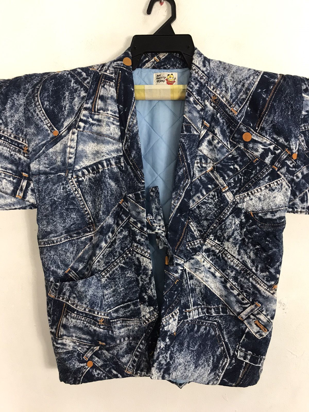 Japanese Brand × Vintage Kimono Padded Japanese Traditional Cardigan Happi Jacket Size US XL / EU 56 / 4 - 3 Thumbnail