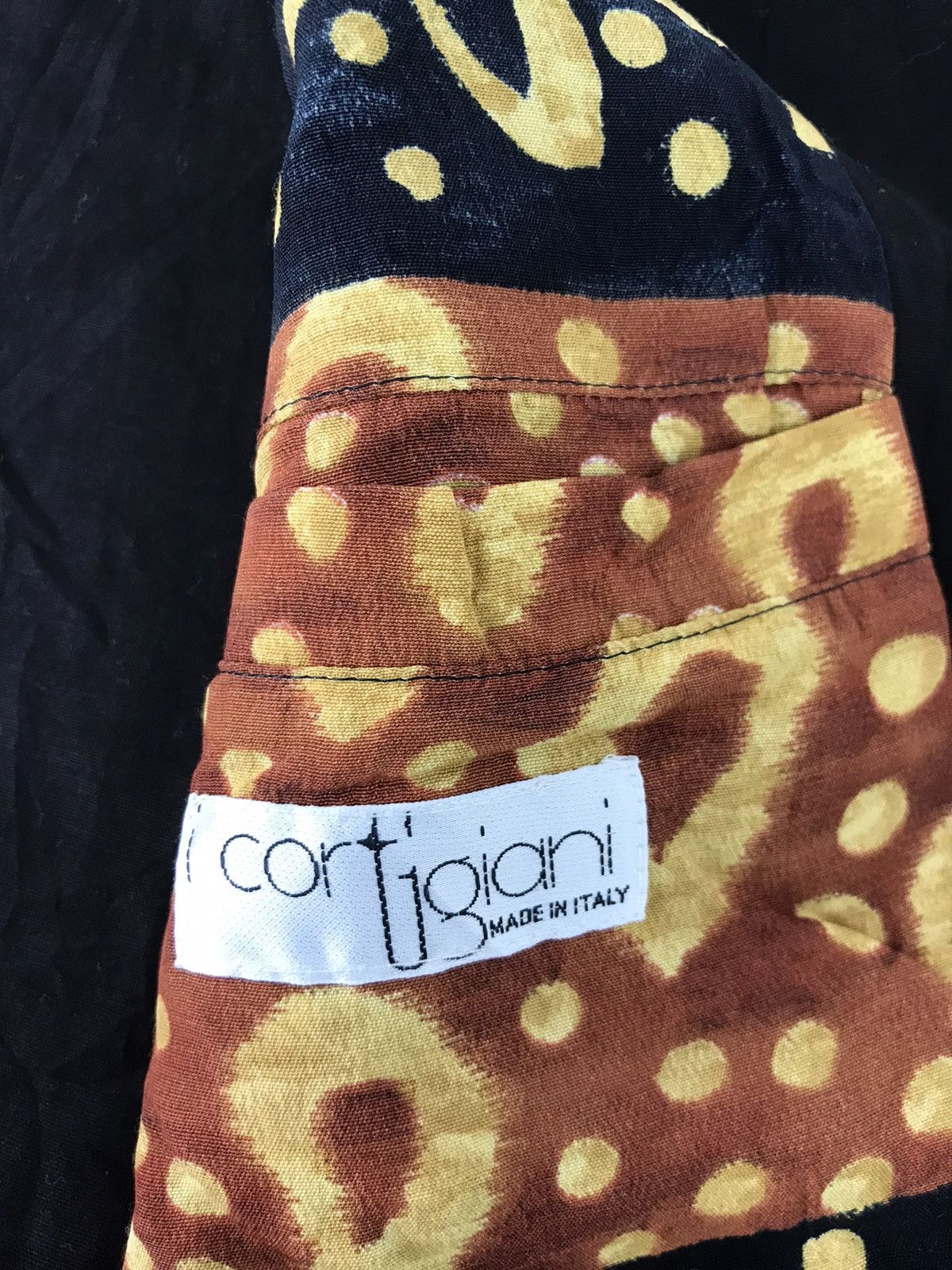 Cortigiani I Cortigiani Italy Made Jacket Abstract Design Button Style Size US L / EU 52-54 / 3 - 7 Thumbnail