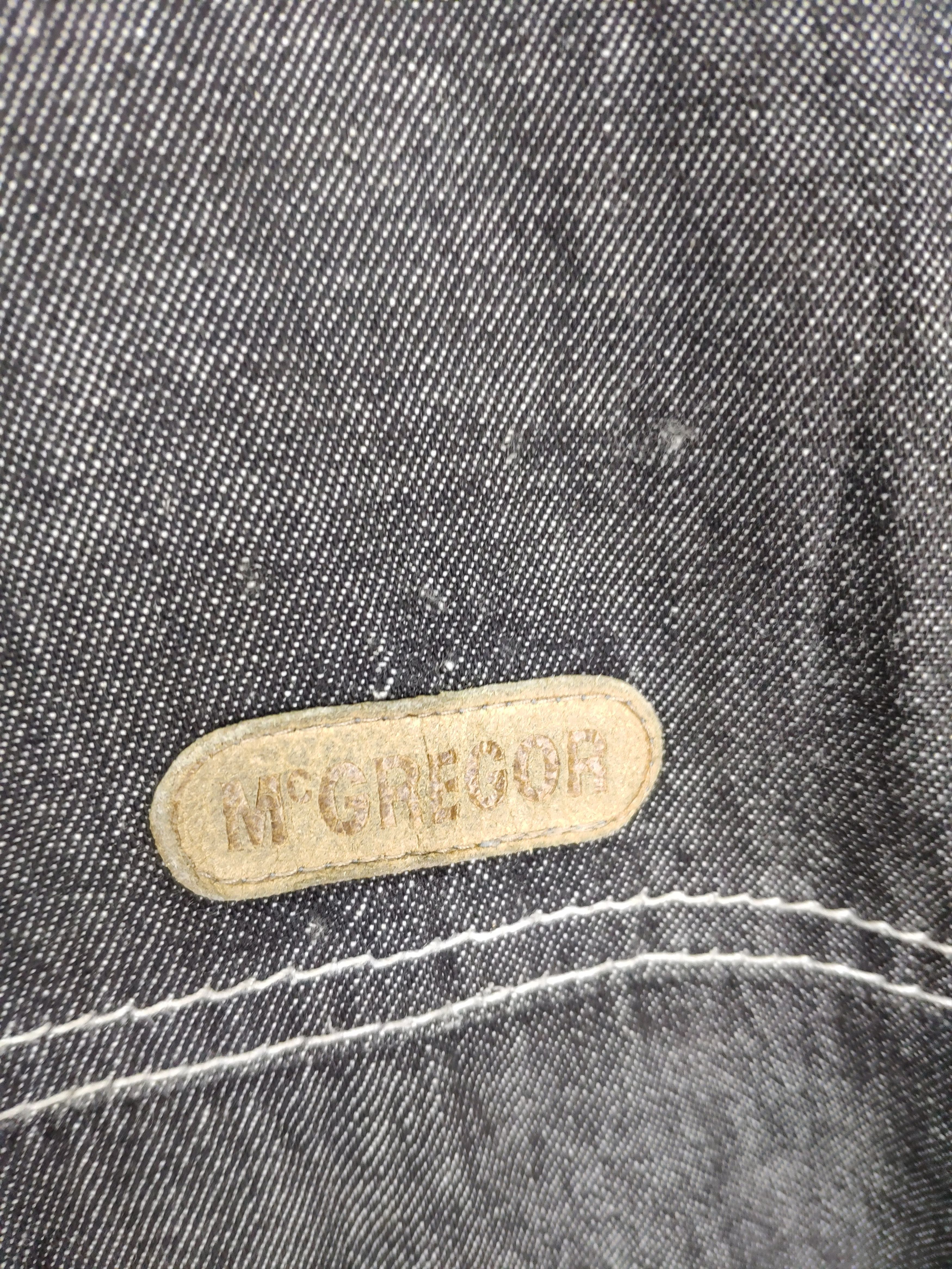 McGregor × Vintage Vintage 1990s McGregor Denim Bomber Jacket Size US S / EU 44-46 / 1 - 12 Thumbnail