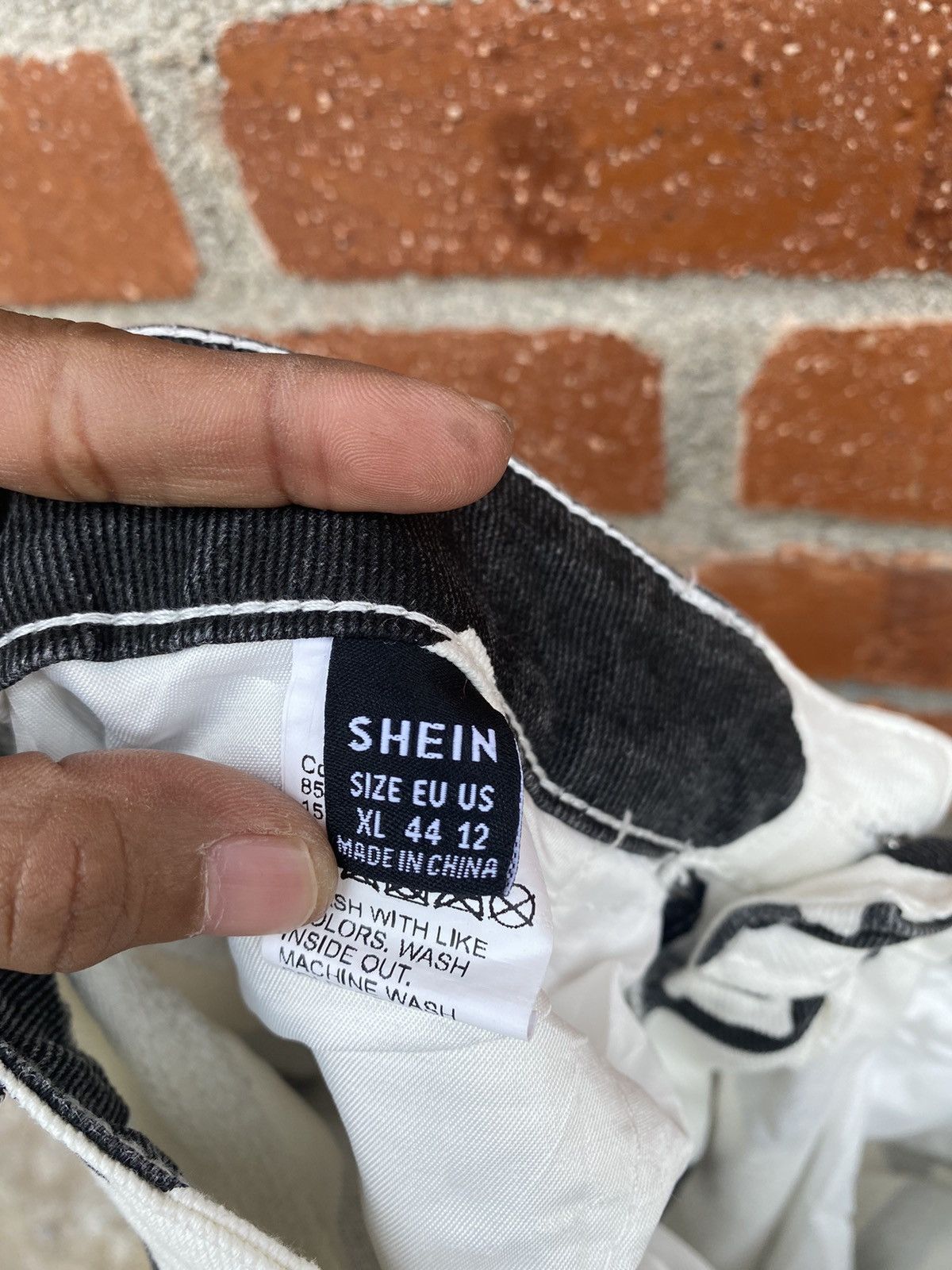 Fashion🔥Cowhide Patterned Baggy Denim