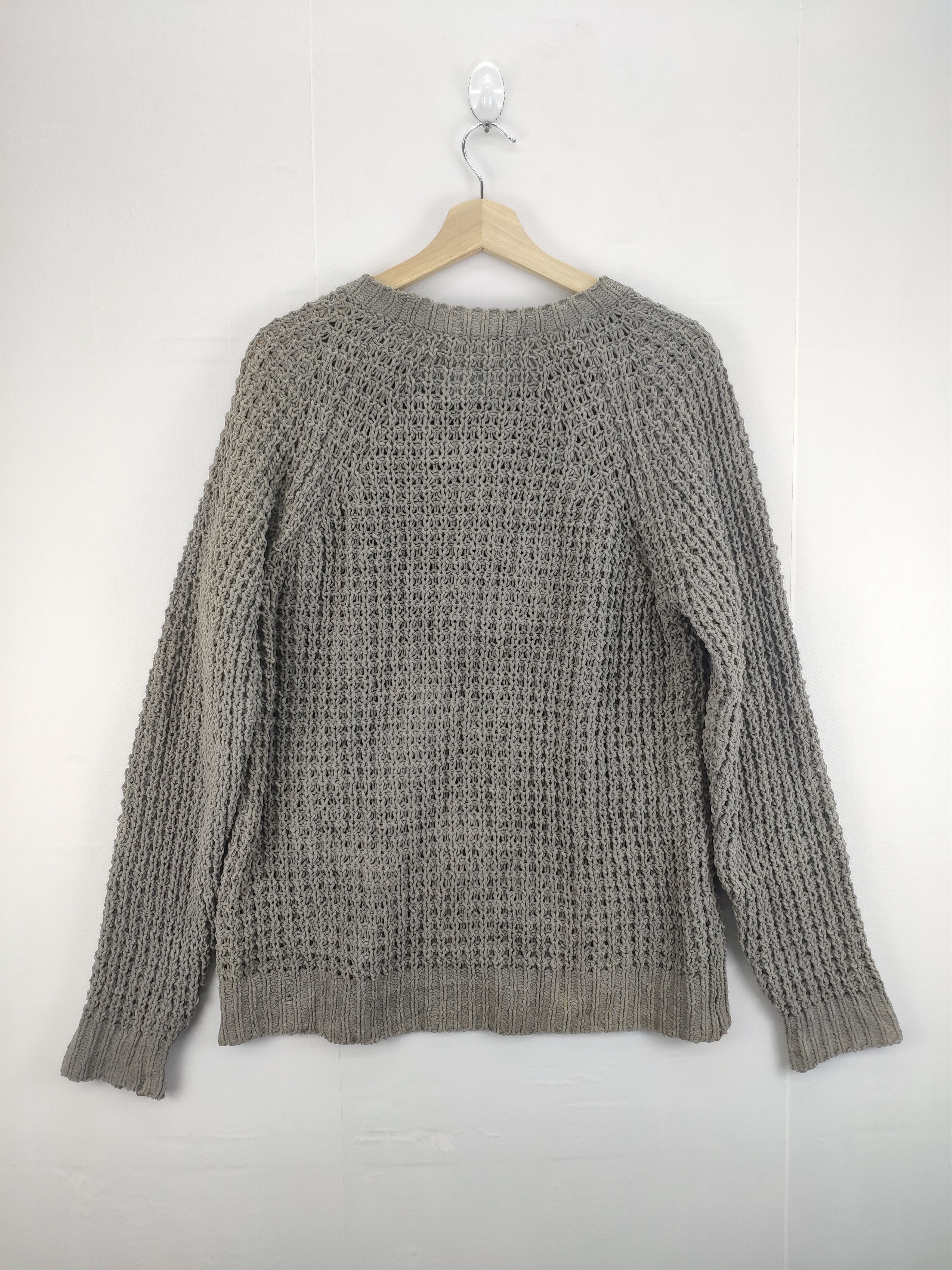Japanese Brand × Vanquish Vintage Vanquish Fishnet Knit Sweater Avant Garde Style Size US S / EU 44-46 / 1 - 7 Thumbnail