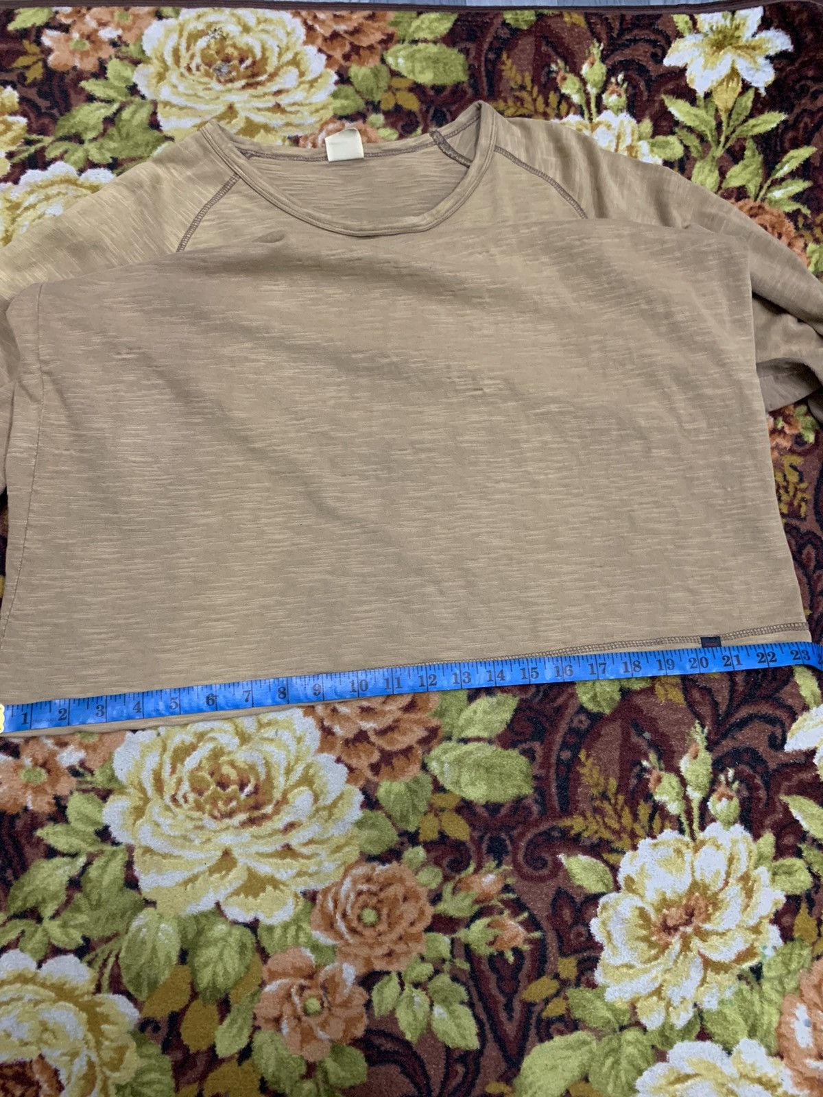 Japanese Brand Distressed Two Tone Colors Smiths American Long Sleeve Size US L / EU 52-54 / 3 - 15 Thumbnail