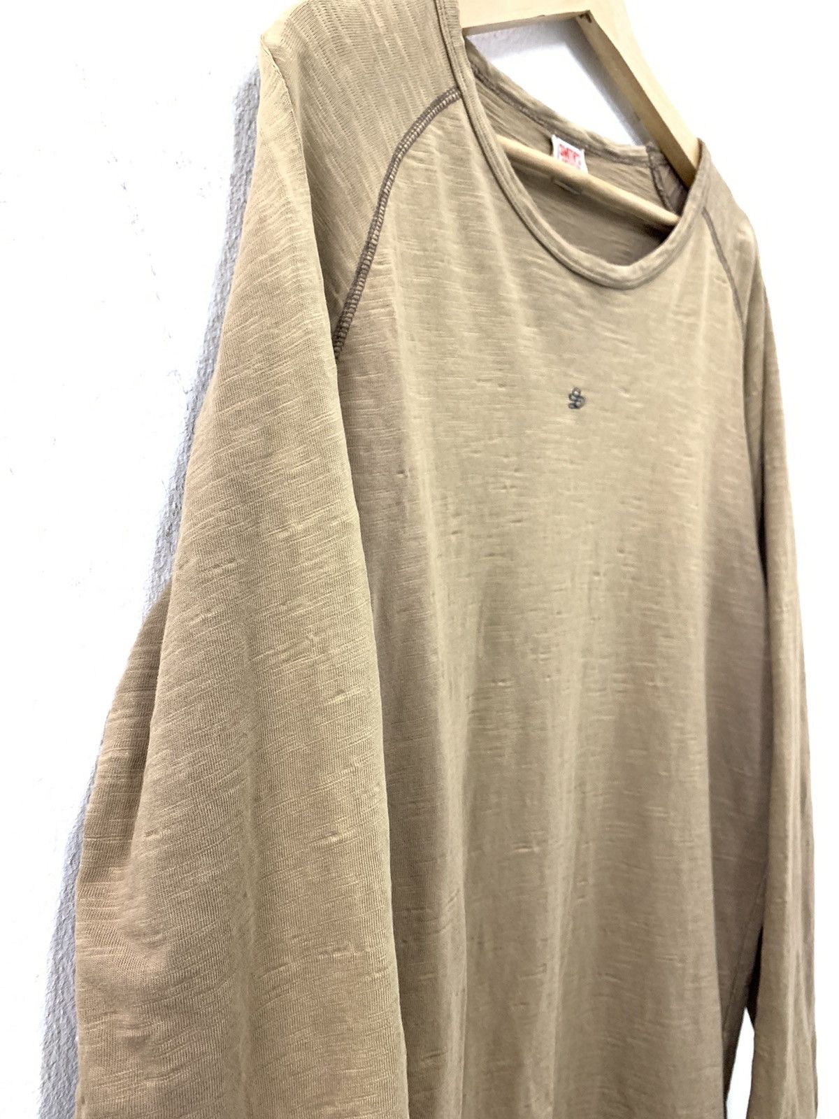 Japanese Brand Distressed Two Tone Colors Smiths American Long Sleeve Size US L / EU 52-54 / 3 - 4 Thumbnail