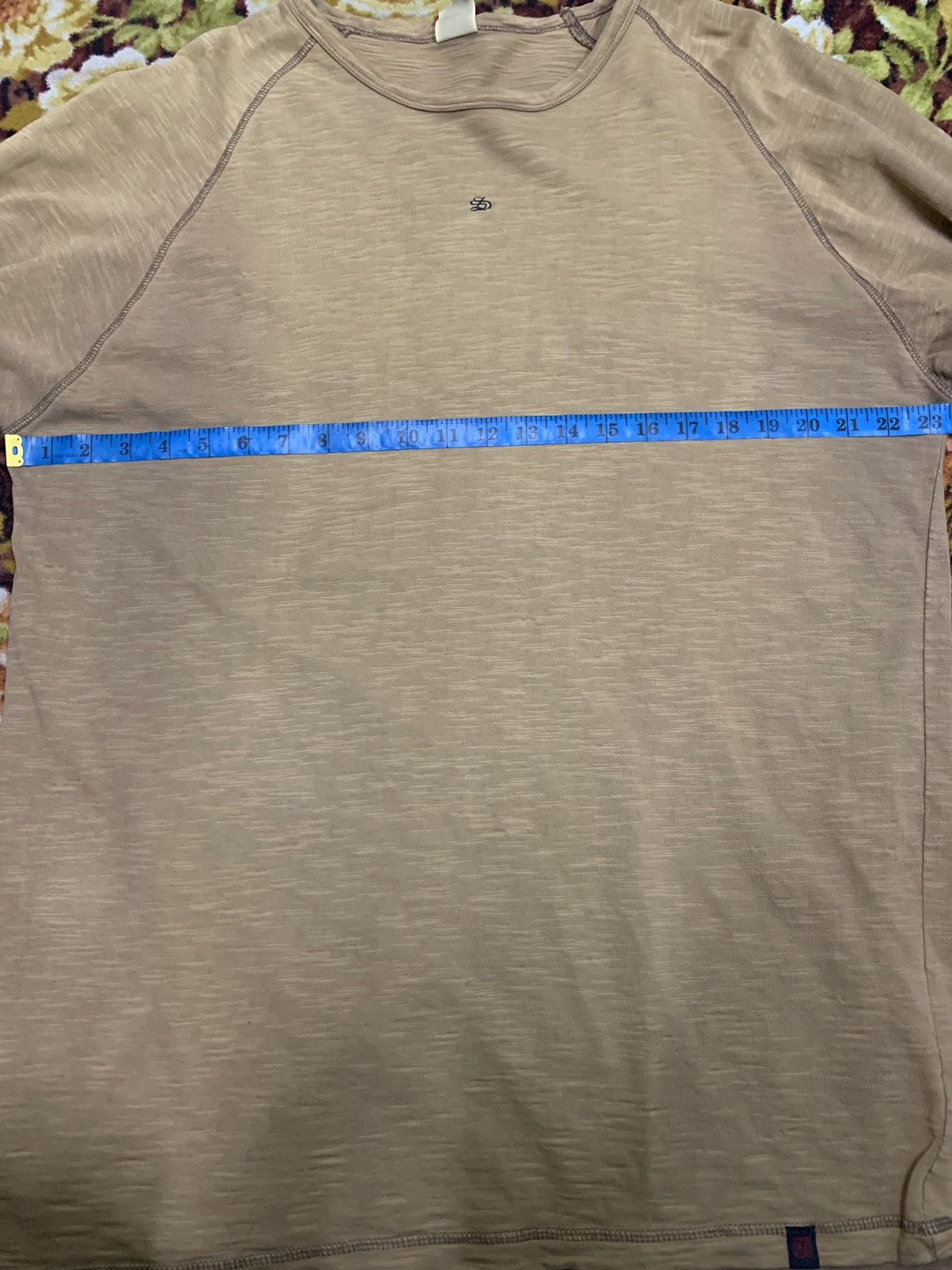 Japanese Brand Distressed Two Tone Colors Smiths American Long Sleeve Size US L / EU 52-54 / 3 - 13 Thumbnail
