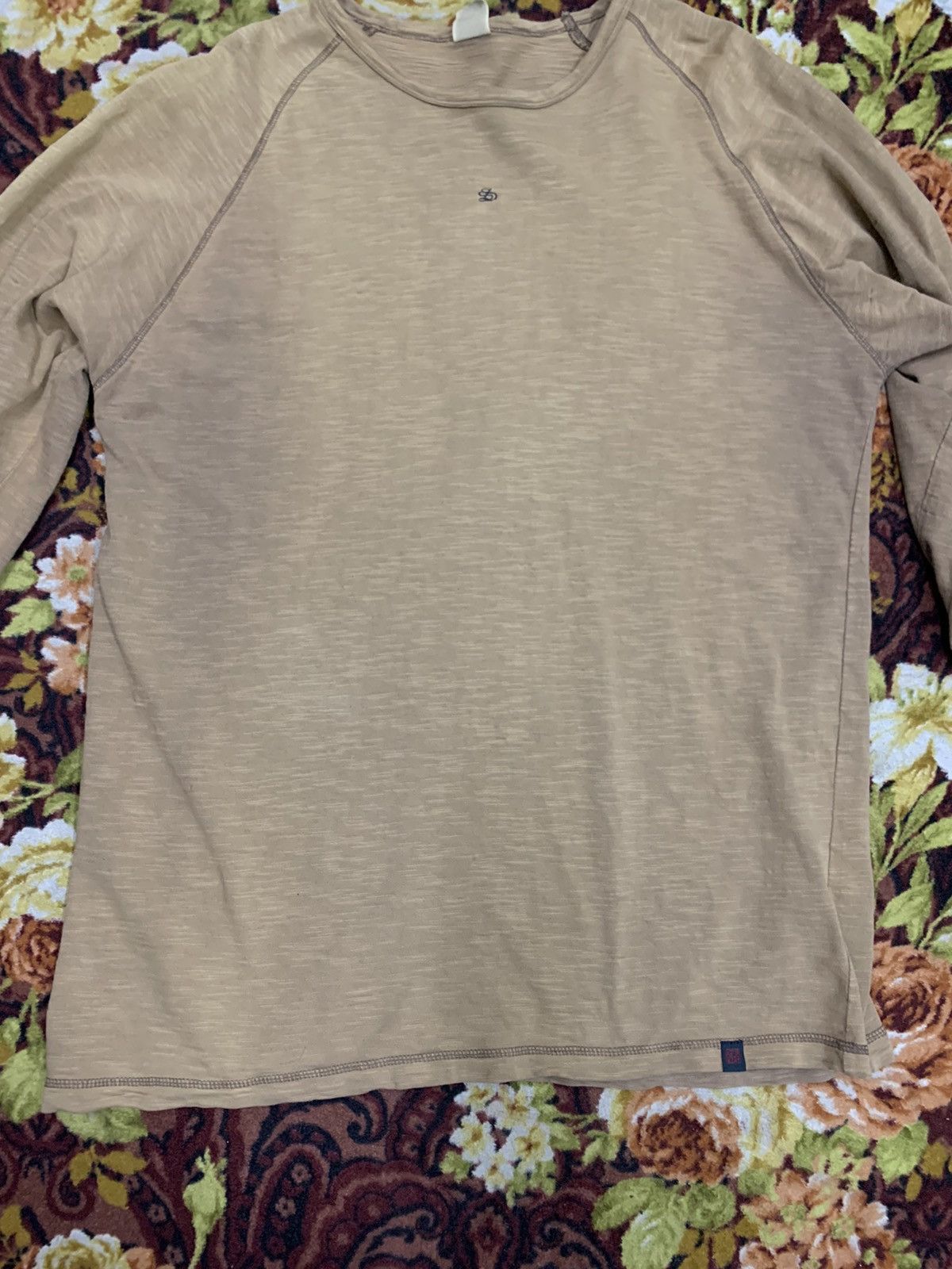 Japanese Brand Distressed Two Tone Colors Smiths American Long Sleeve Size US L / EU 52-54 / 3 - 12 Thumbnail