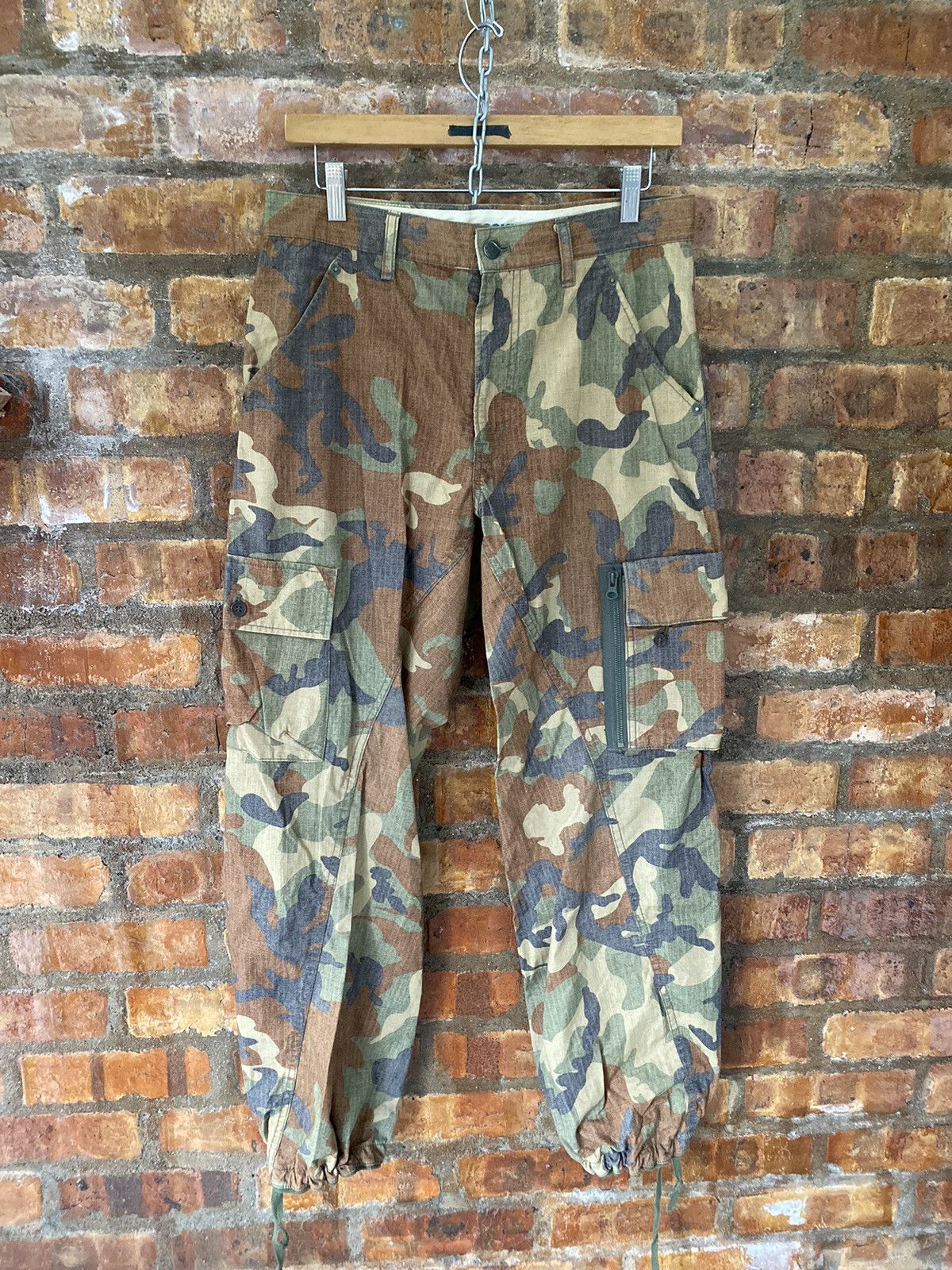 PPFM Vtg PPFM Military cargos hem drawstring ripstop pants Size US 30 / EU 46 - 3 Thumbnail
