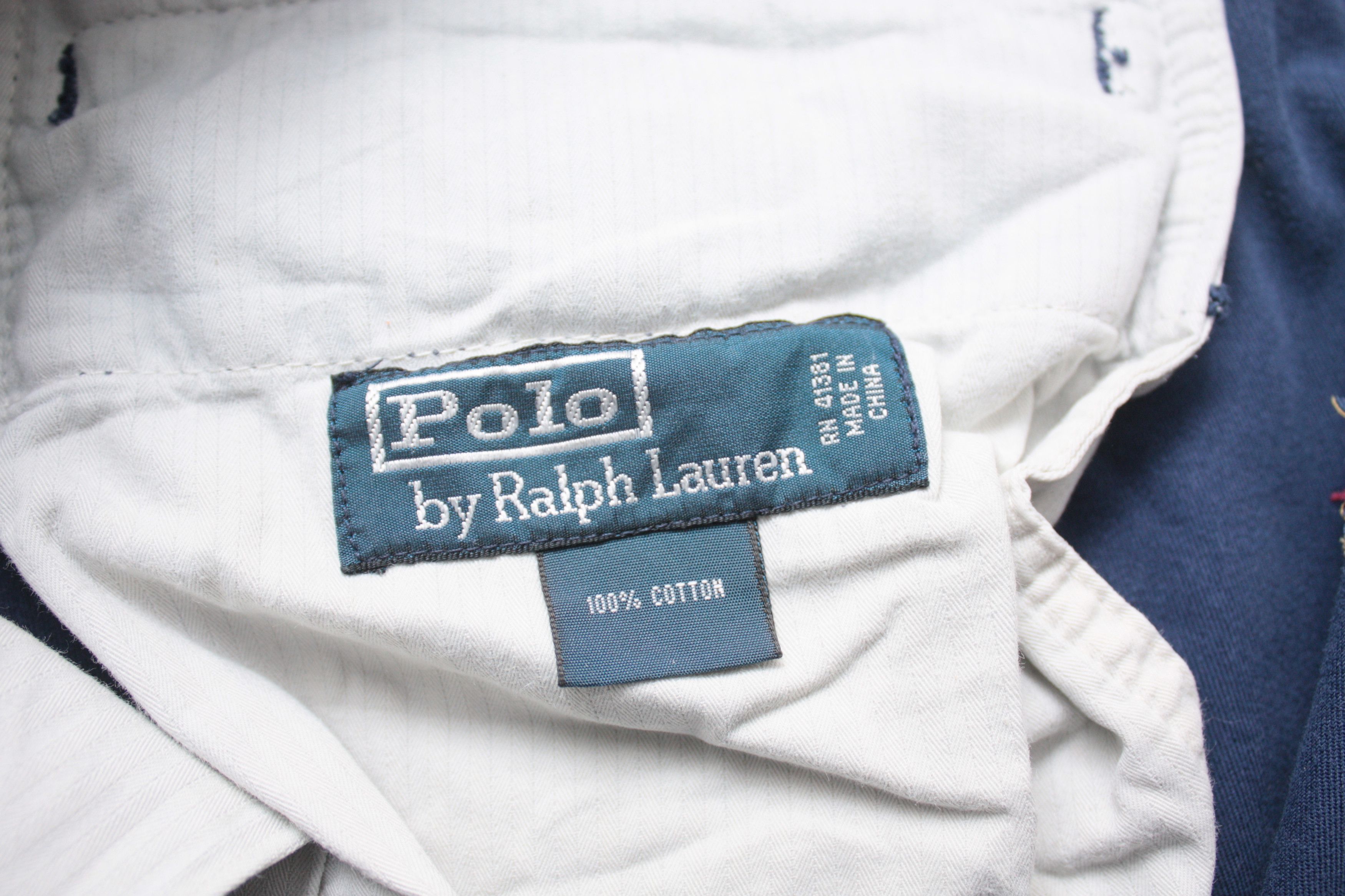 Polo Ralph Lauren Polo Ralph Lauren Bermuda Navy Embroidered Shorts W36 Size US 36 / EU 52 - 3 Thumbnail