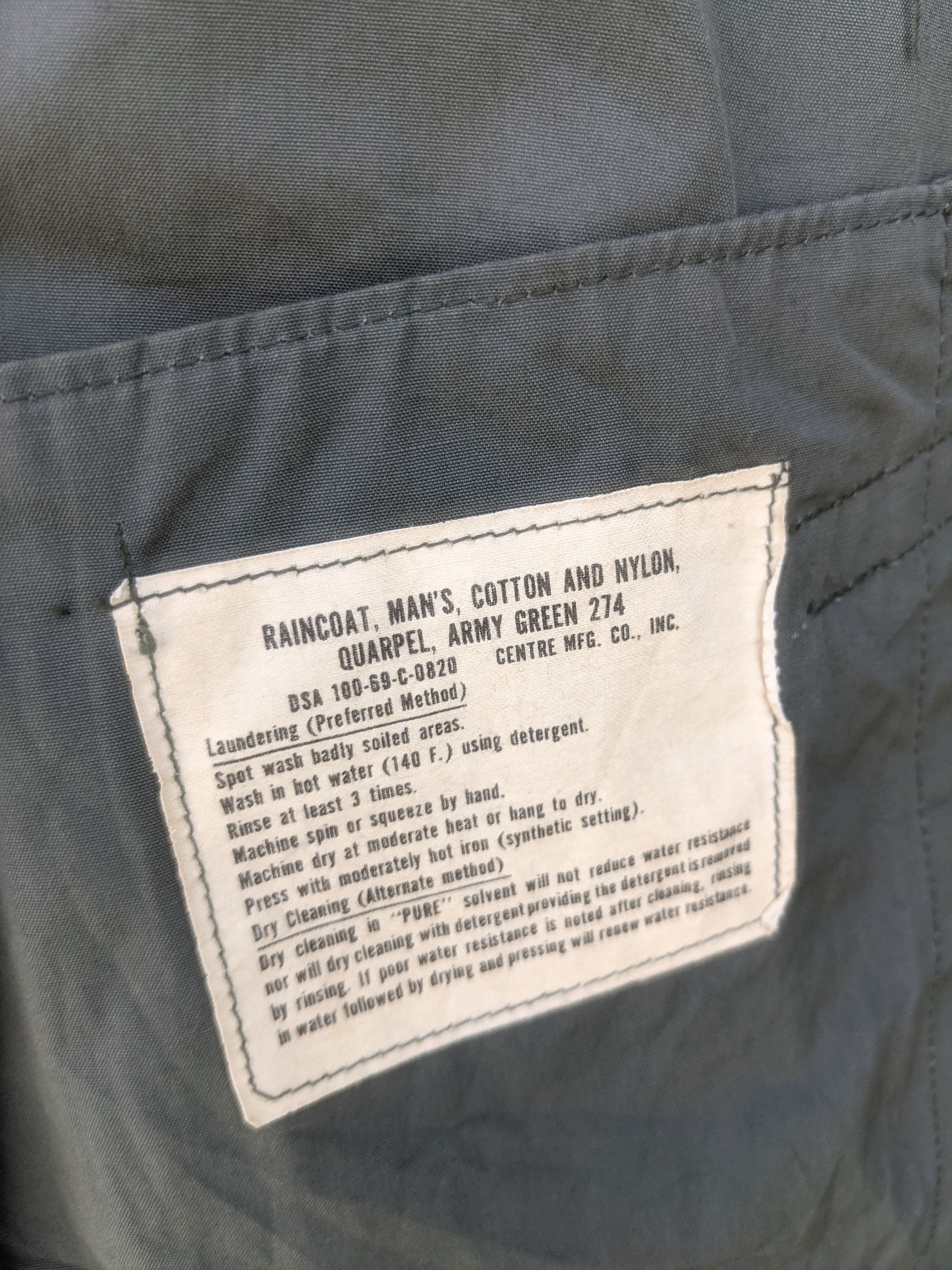 Vintage Vintage US ARMY Double Breasted Trench Coat Size US M / EU 48-50 / 2 - 9 Thumbnail