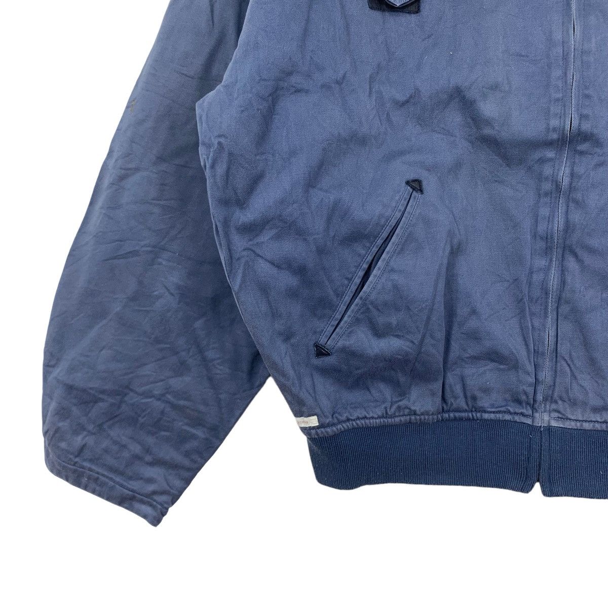 Japanese Brand × Vintage Vintage 90s Papas Streetwear Zipper Bomber Jacket Size US L / EU 52-54 / 3 - 3 Thumbnail