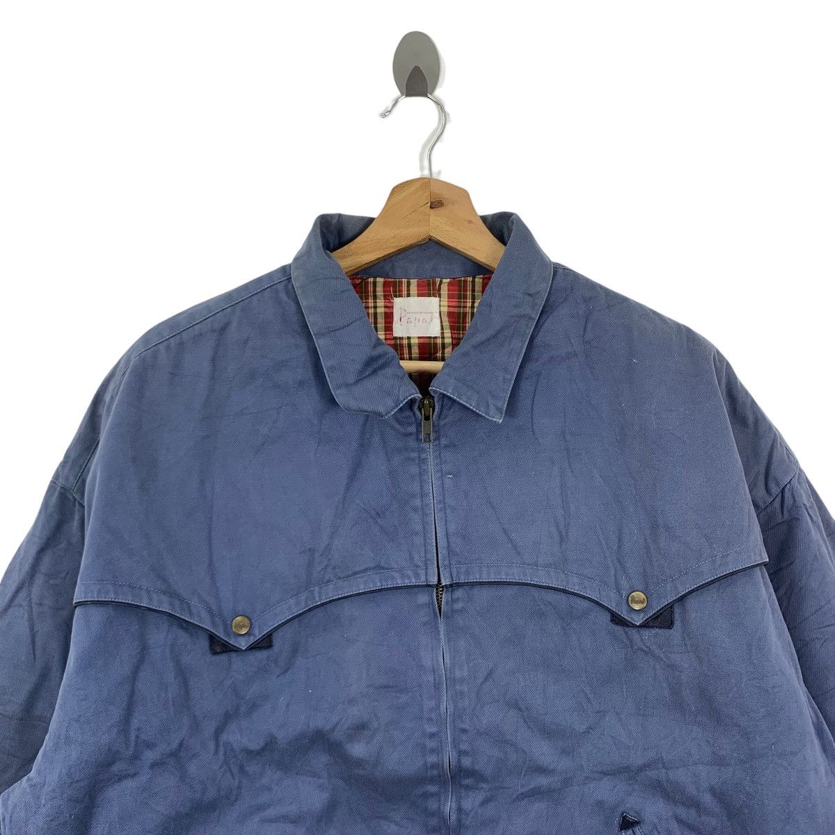 Japanese Brand × Vintage Vintage 90s Papas Streetwear Zipper Bomber Jacket Size US L / EU 52-54 / 3 - 2 Thumbnail