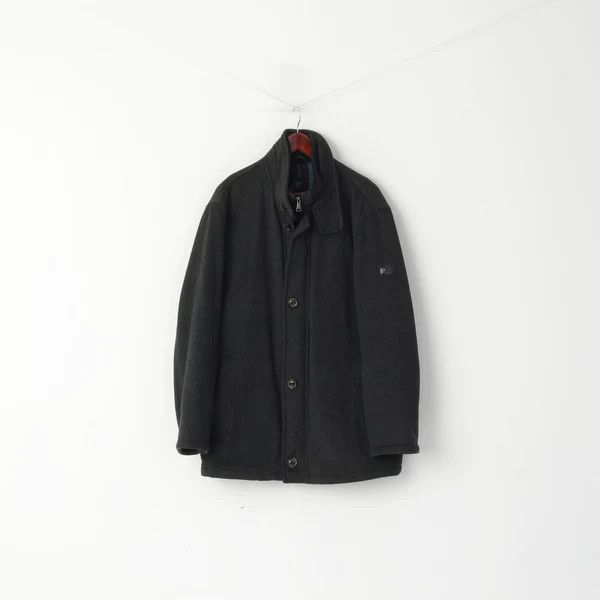Pierre Cardin × Vintage Pierre Cardin Paris Men 54 L Jacket Gray Wool Classic 5041 Size US L / EU 52-54 / 3 - 1 Thumbnail