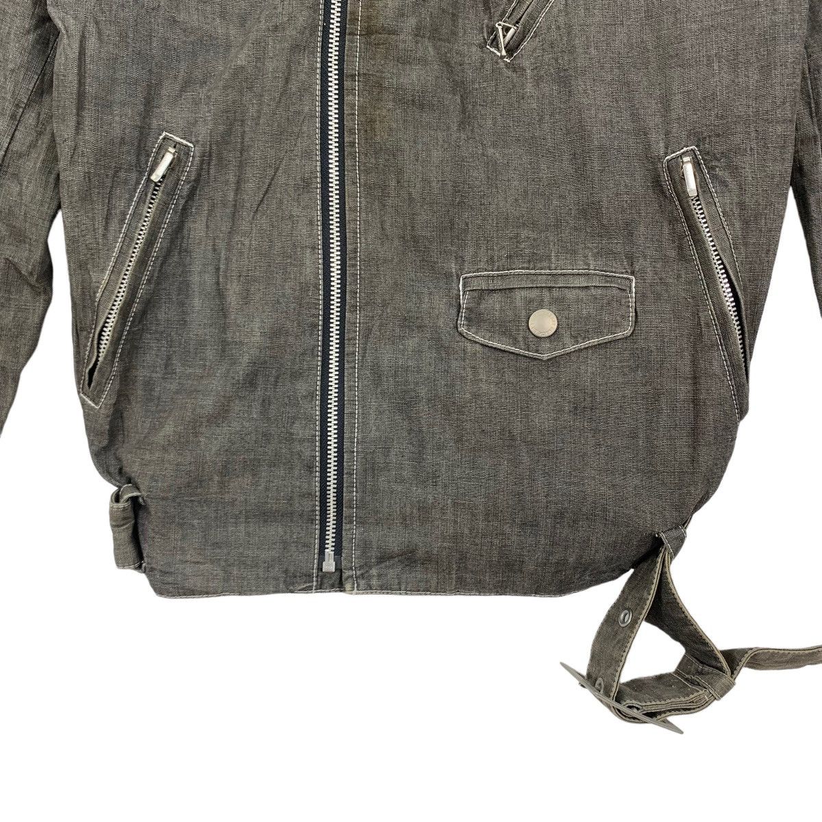 Burberry Vintage Burberry Black Label Bikers Jacket Size US M / EU 48-50 / 2 - 3 Thumbnail