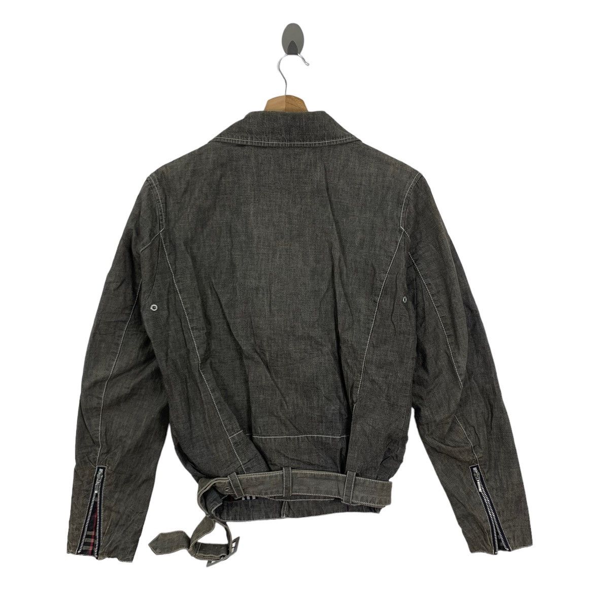 Burberry Vintage Burberry Black Label Bikers Jacket Size US M / EU 48-50 / 2 - 4 Thumbnail