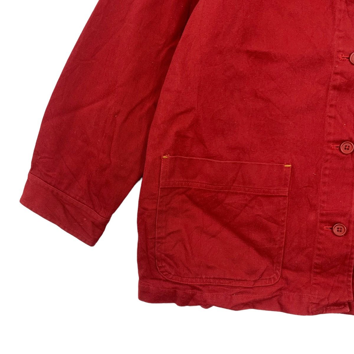 Japanese Brand × Pink House × Vintage Vintage 90s Pink House Button Chore Jacket Size US L / EU 52-54 / 3 - 4 Thumbnail