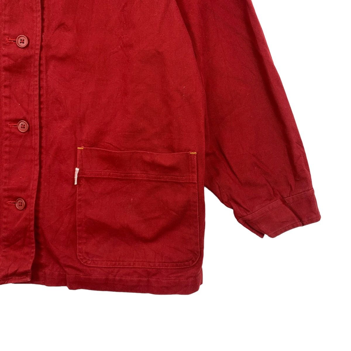 Japanese Brand × Pink House × Vintage Vintage 90s Pink House Button Chore Jacket Size US L / EU 52-54 / 3 - 5 Thumbnail