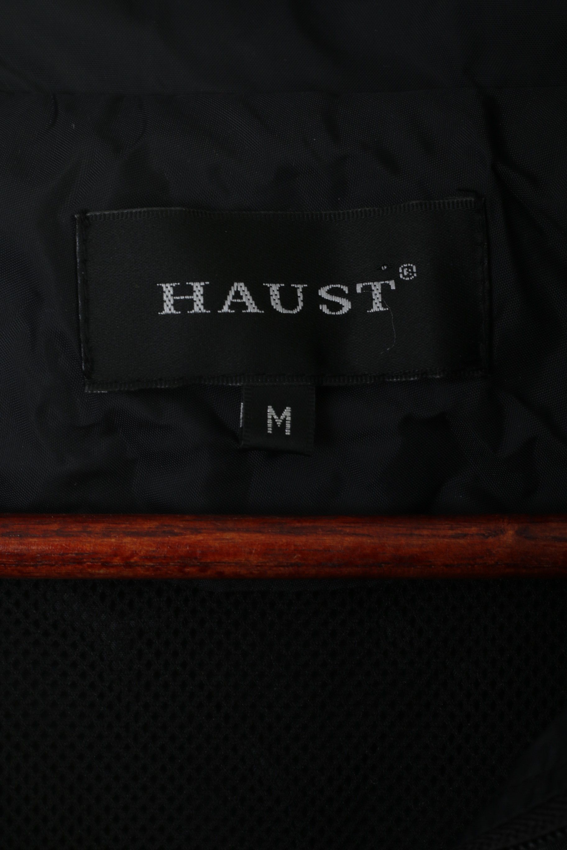 Vintage HAUST Men M Jacket Black Nylon Waterproof 8515 Size US M / EU 48-50 / 2 - 4 Thumbnail