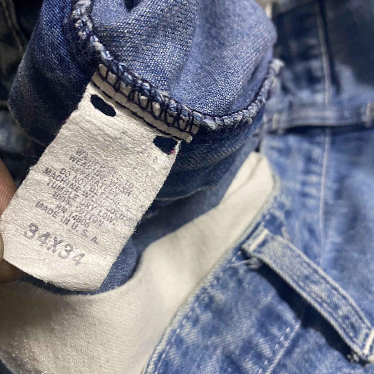 Carhartt Vintage 70s Carhartt Denim Carpenter Pants Size US 32 / EU 48 - 15 Thumbnail