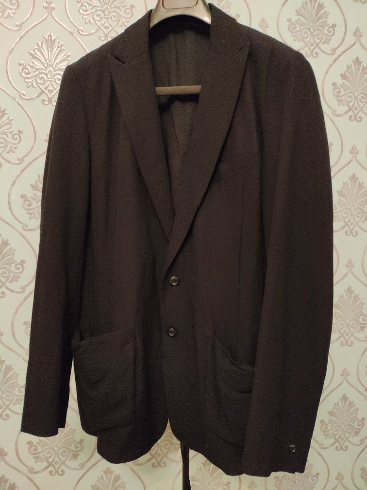 Attachment Pocket cut tw button jacket.Like Dries van Noten or Yamamoto Size US M / EU 48-50 / 2 - 2 Thumbnail