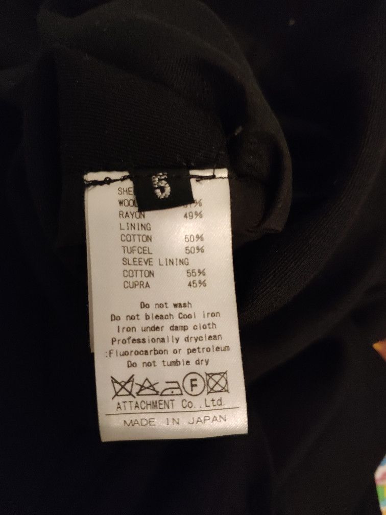 Attachment Pocket cut tw button jacket.Like Dries van Noten or Yamamoto Size US M / EU 48-50 / 2 - 6 Thumbnail