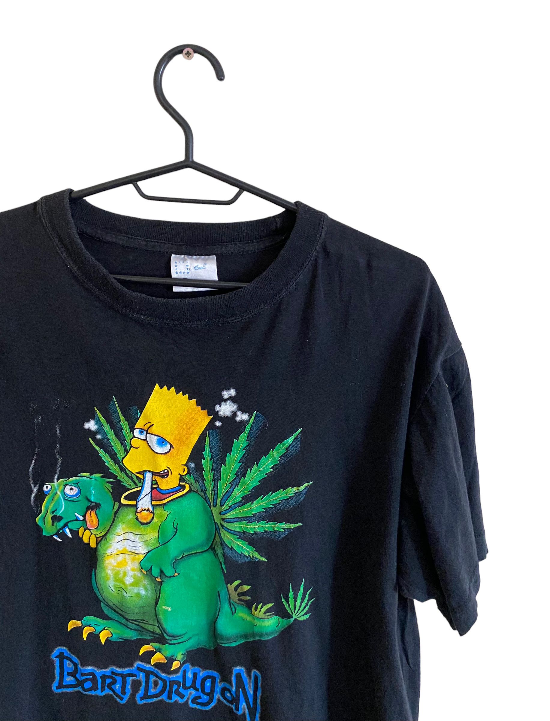 The Simpsons × Vintage 90s' The Simpsons Bart stoner vintage tee, size M Size US M / EU 48-50 / 2 - 2 Thumbnail