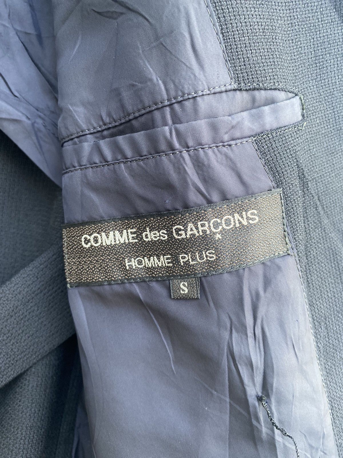 Comme des Garcons Homme Plus Vtg 1988 CDG Homme Plus distressed design blazer jacket Size US S / EU 44-46 / 1 - 8 Thumbnail