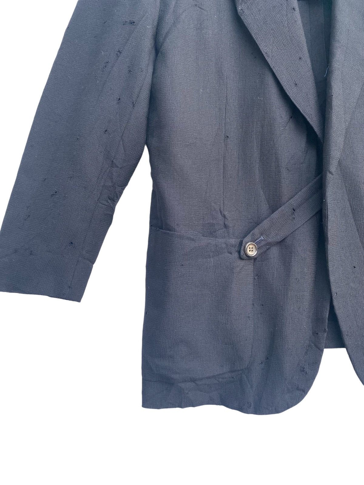 Comme des Garcons Homme Plus Vtg 1988 CDG Homme Plus distressed design blazer jacket Size US S / EU 44-46 / 1 - 5 Thumbnail