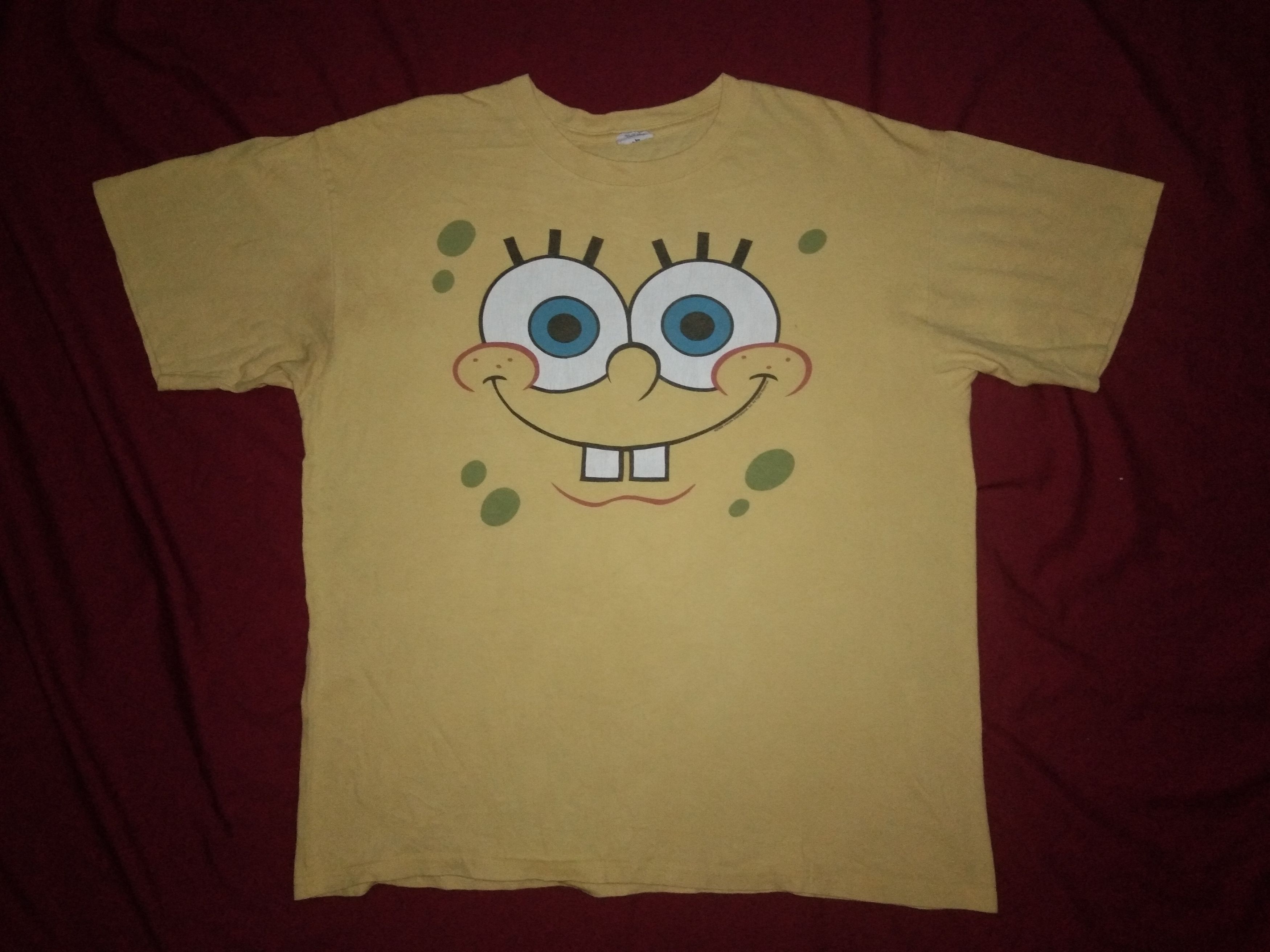Nickelodeon VTG y2k 2000s Nickelodeon Spongebob tshirt cartoon Size US XL / EU 56 / 4 - 2 Thumbnail