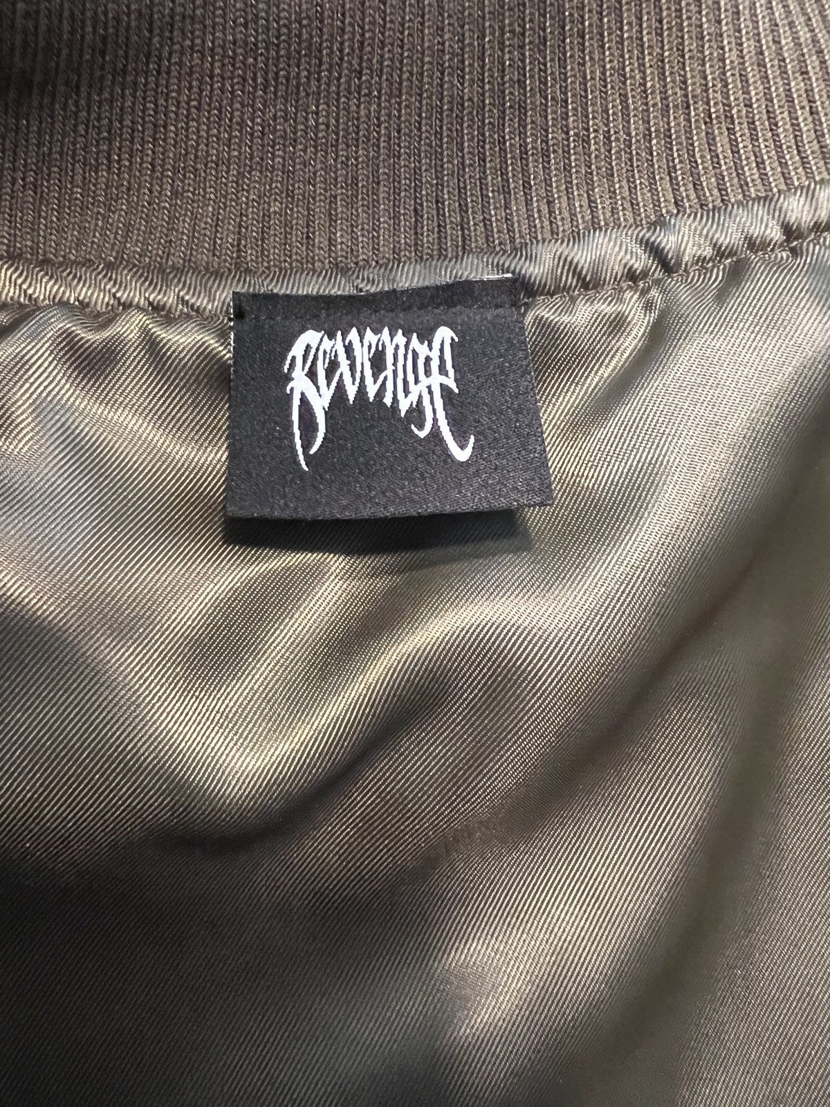 Revenge Revenge Embroidered Nylon Bomber Jacket Size US XXL / EU 58 / 5 - 5 Thumbnail