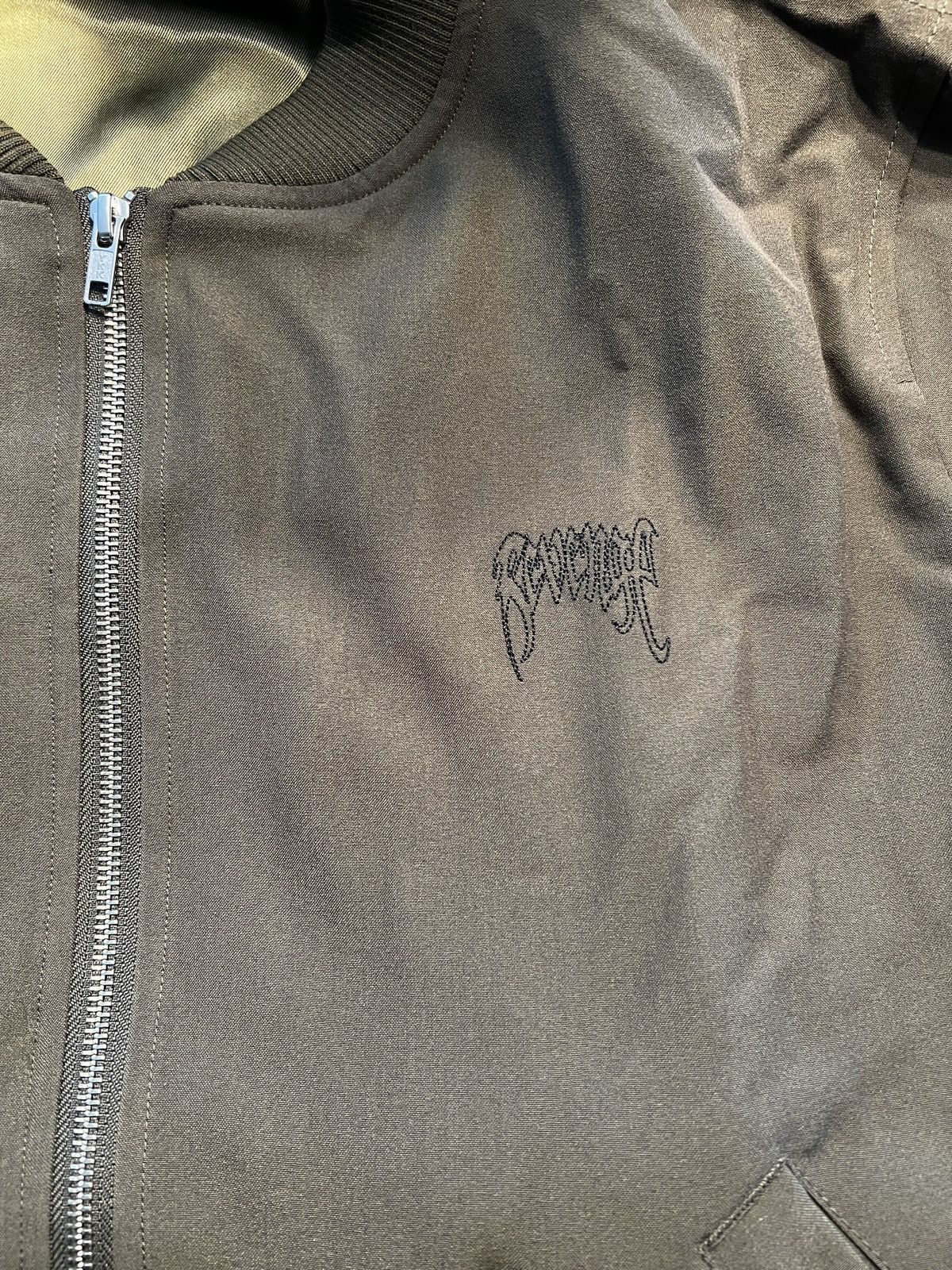 Revenge Revenge Embroidered Nylon Bomber Jacket Size US XXL / EU 58 / 5 - 4 Thumbnail