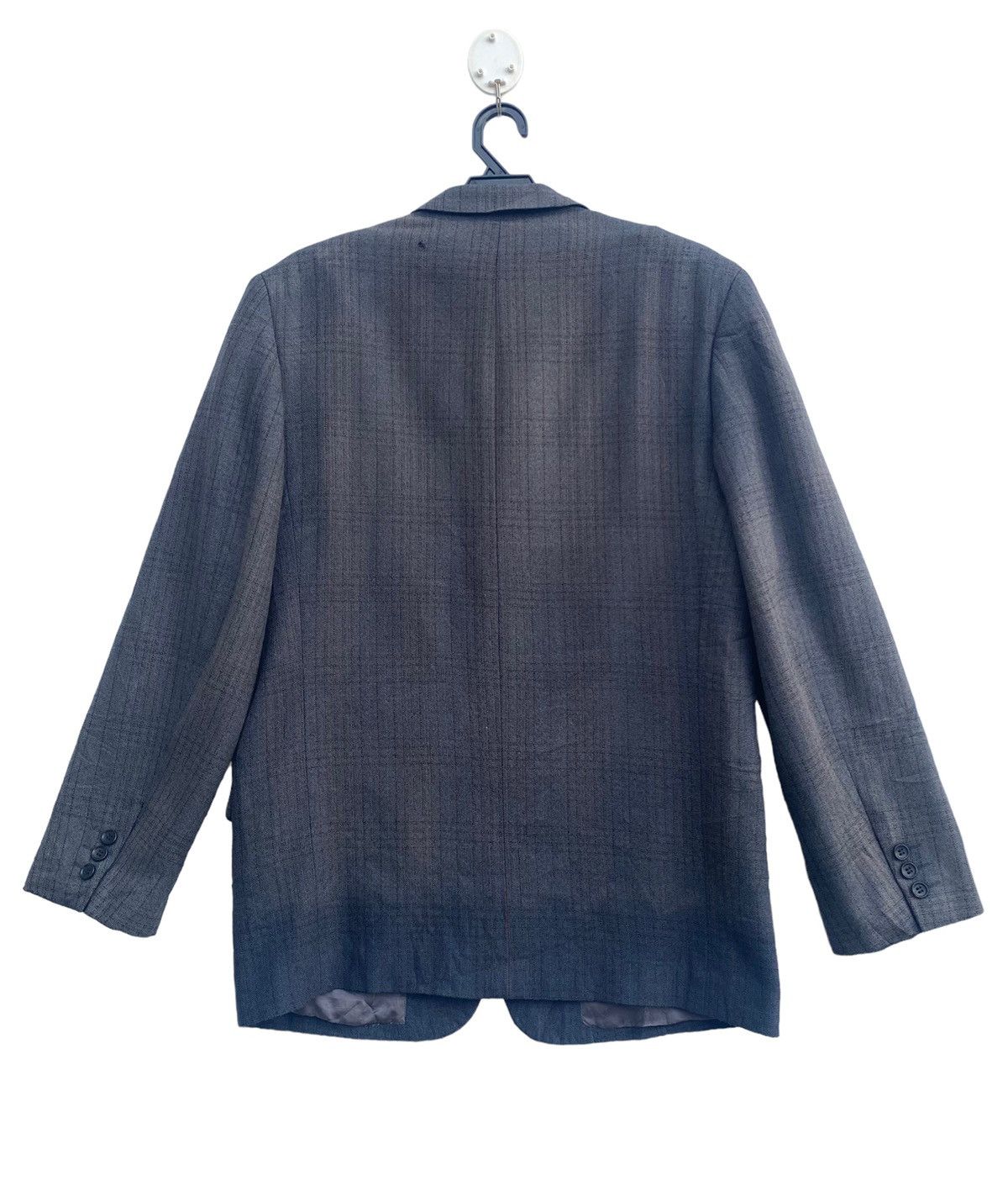 Comme des Garcons Homme Ad2004 Comme des Garcons tartan plaid faded blazer jacket Size US S / EU 44-46 / 1 - 5 Thumbnail