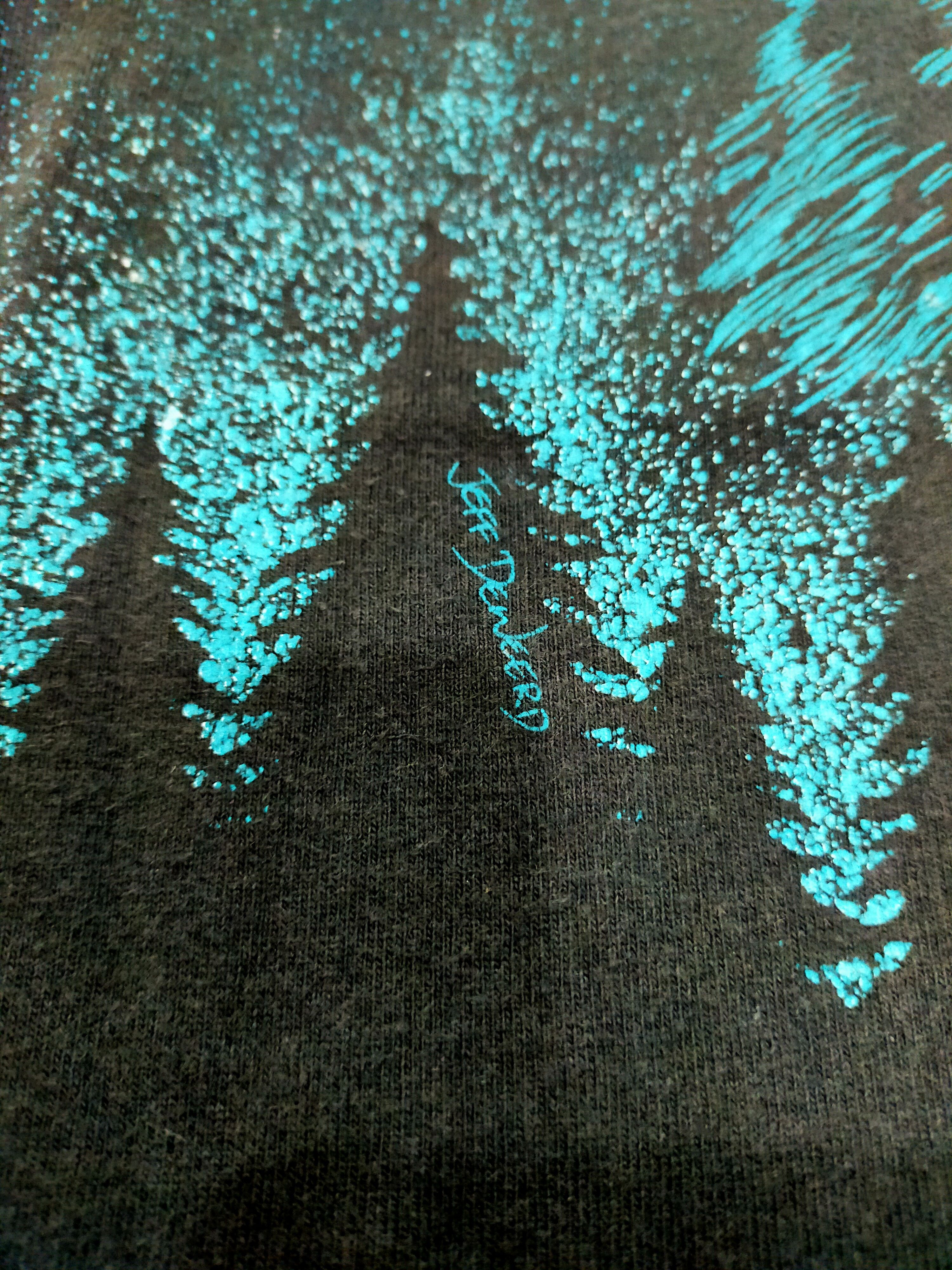Fruit Of The Loom × Vintage Vintage 90's Wolf Full Print Thrashed tee Size US M / EU 48-50 / 2 - 10 Thumbnail
