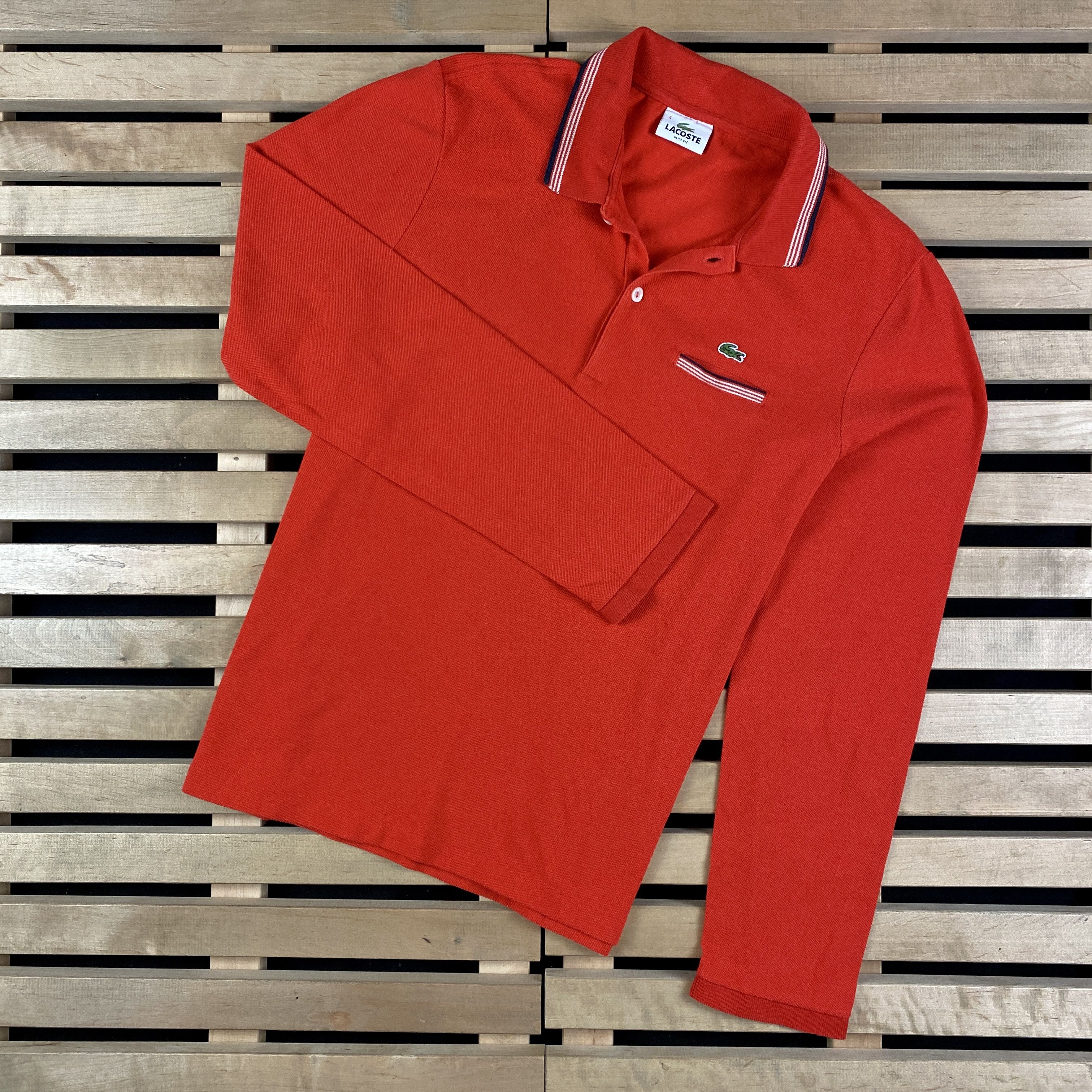 Lacoste × Vintage Mens Long Sleeve Jumper Lacoste Vintage Size 4 Size US M / EU 48-50 / 2 - 1 Thumbnail