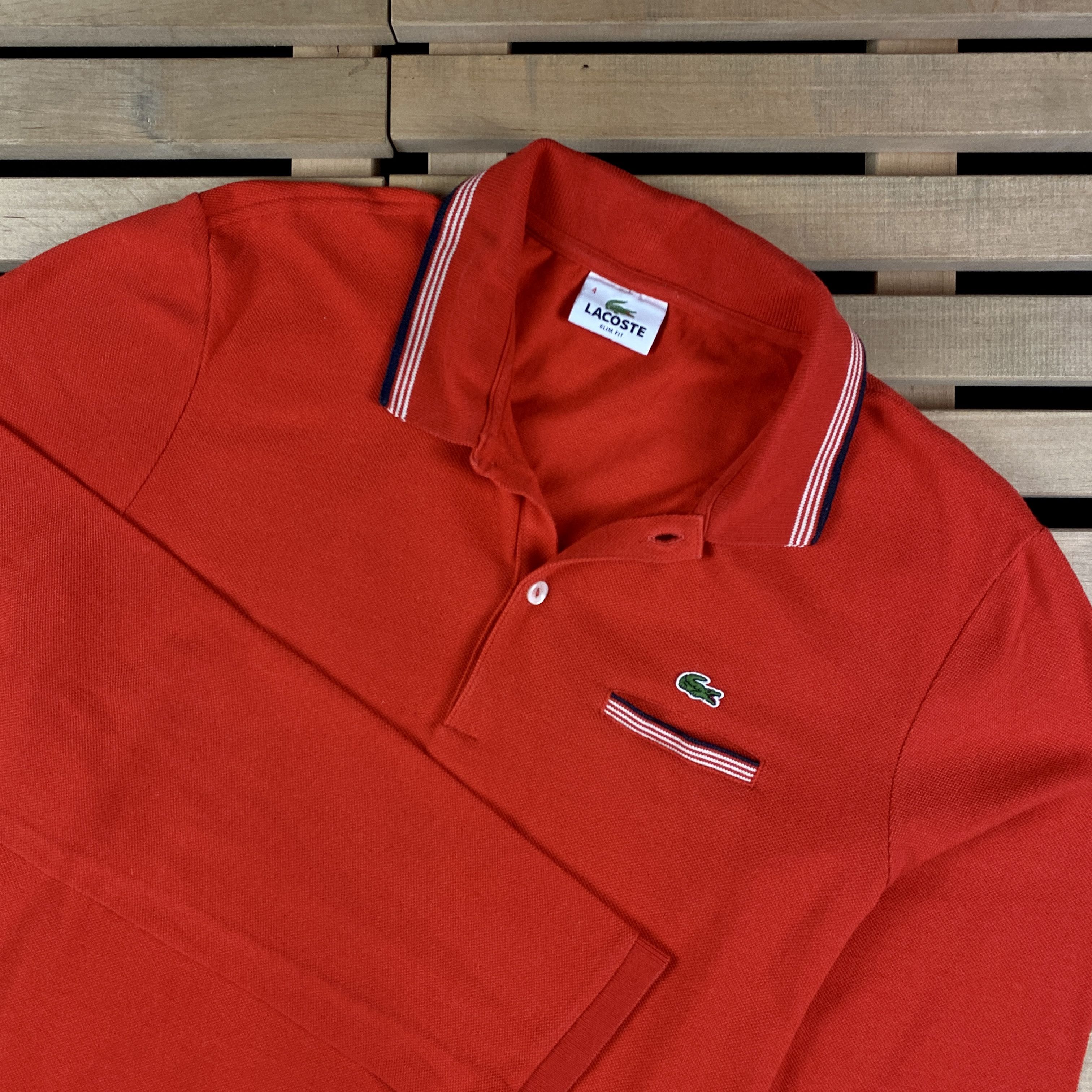 Lacoste × Vintage Mens Long Sleeve Jumper Lacoste Vintage Size 4 Size US M / EU 48-50 / 2 - 2 Thumbnail
