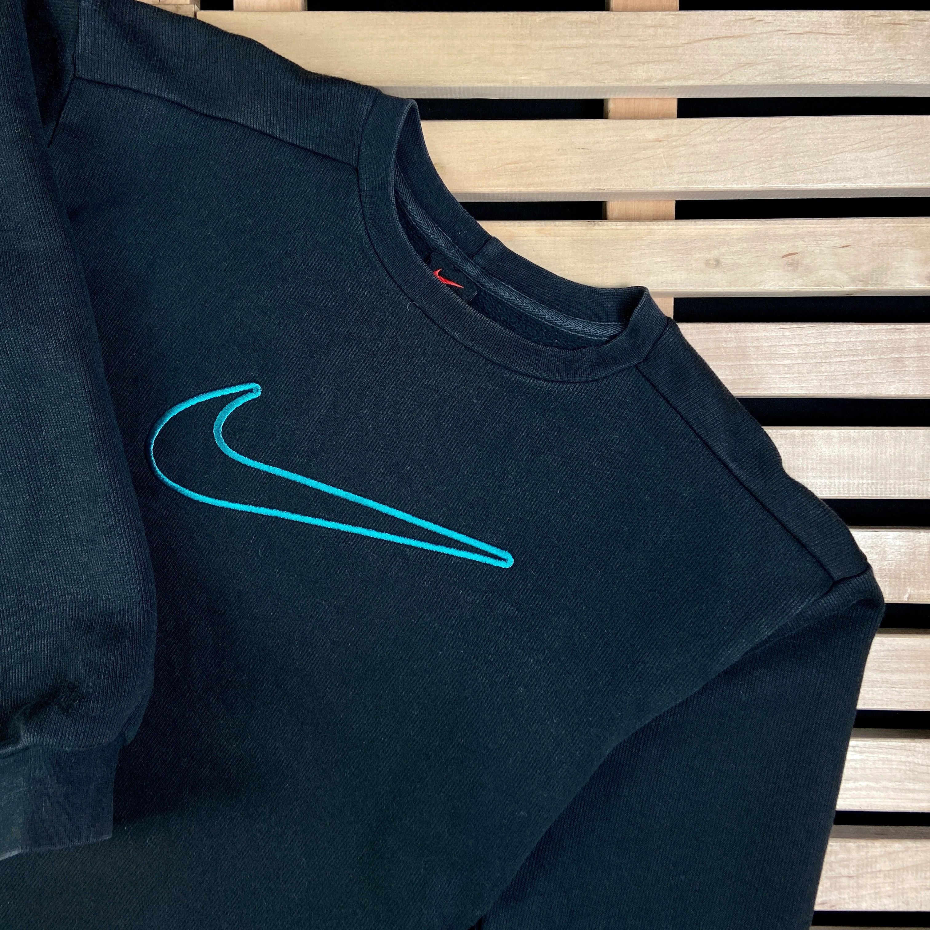 Nike × Vintage Mens Sweatshirt Nike Vintage Size S Big Swoosh Size US S / EU 44-46 / 1 - 2 Thumbnail