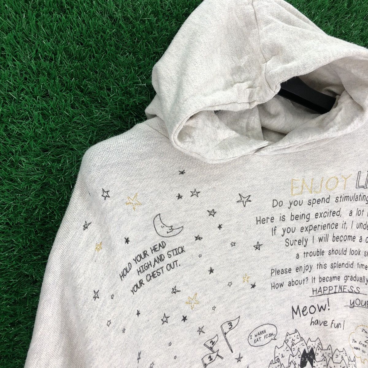 Japanese Brand Baggy Sweatshirt Hoodie Pullover by Tip Top Size S / US 4 / IT 40 - 2 Thumbnail