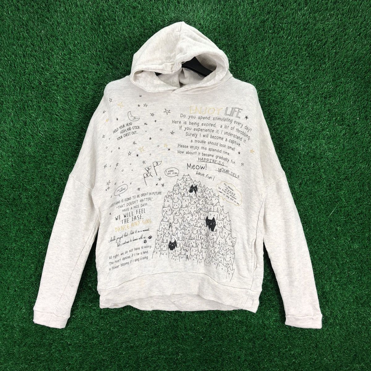 Japanese Brand Baggy Sweatshirt Hoodie Pullover by Tip Top Size S / US 4 / IT 40 - 1 Thumbnail