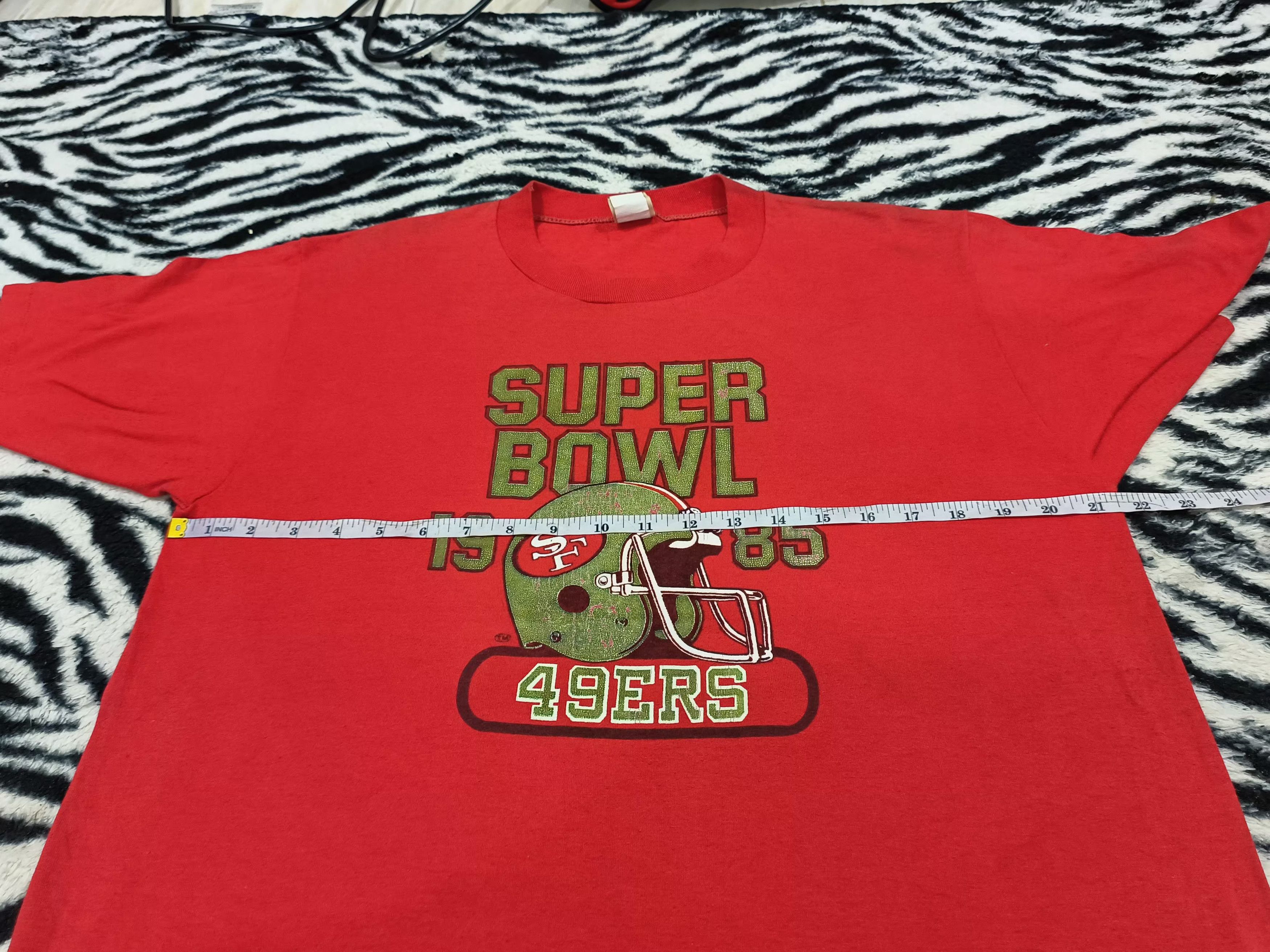 Logo 7 🔥Rare🔥 Vintage Super Bowl Thrashed tee Size US XL / EU 56 / 4 - 9 Thumbnail