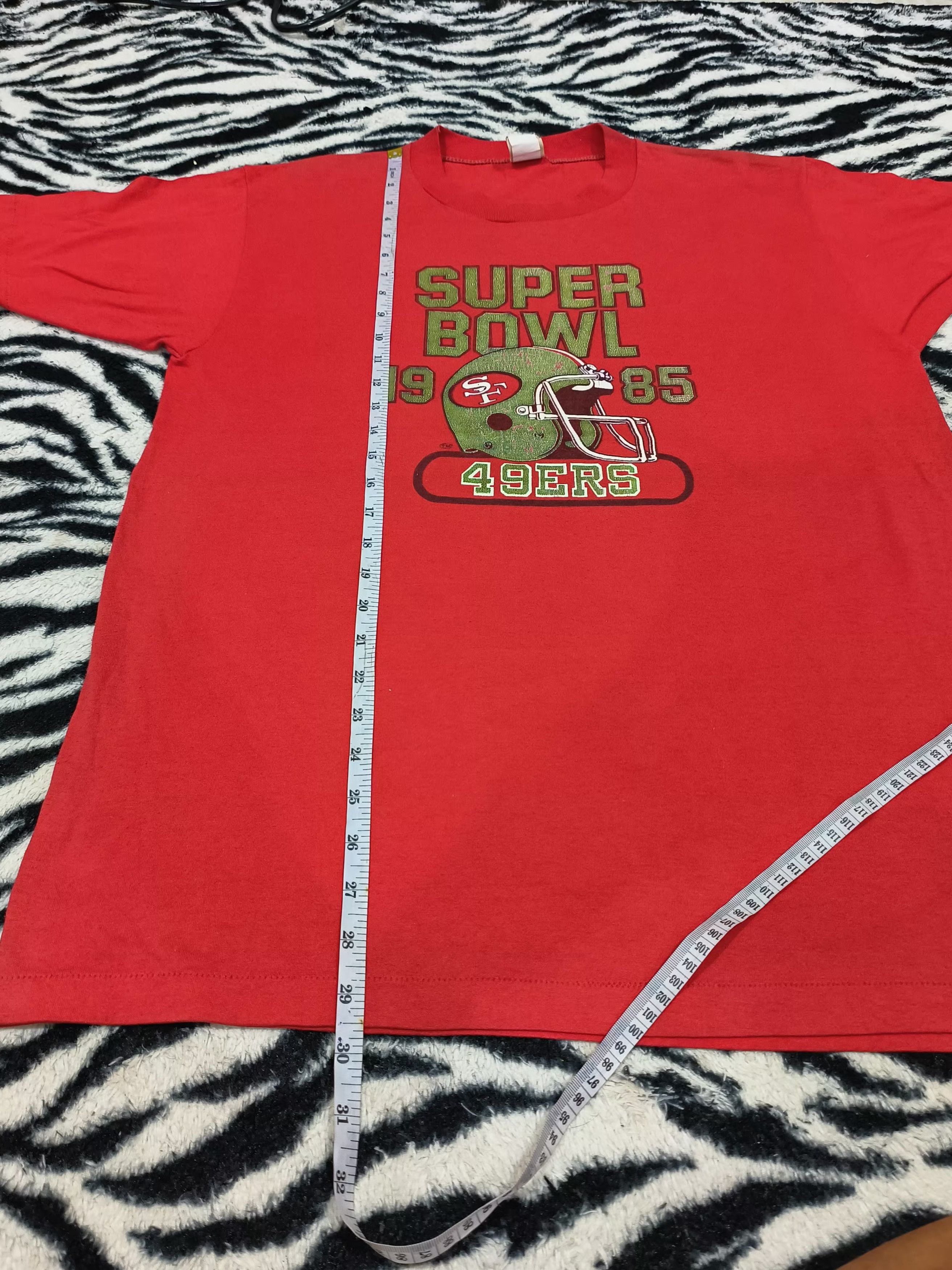 Logo 7 🔥Rare🔥 Vintage Super Bowl Thrashed tee Size US XL / EU 56 / 4 - 10 Thumbnail