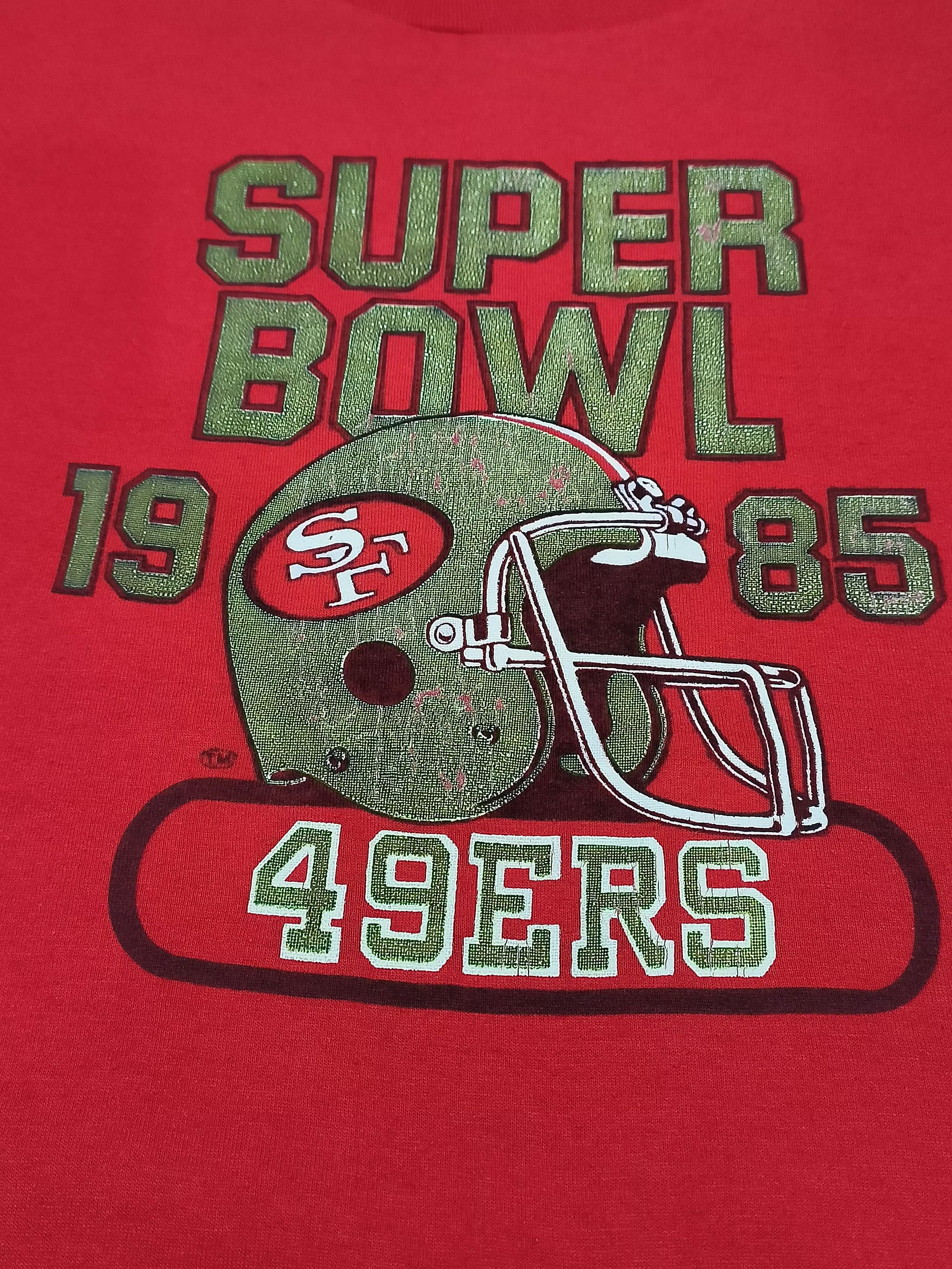 Logo 7 🔥Rare🔥 Vintage Super Bowl Thrashed tee Size US XL / EU 56 / 4 - 5 Thumbnail