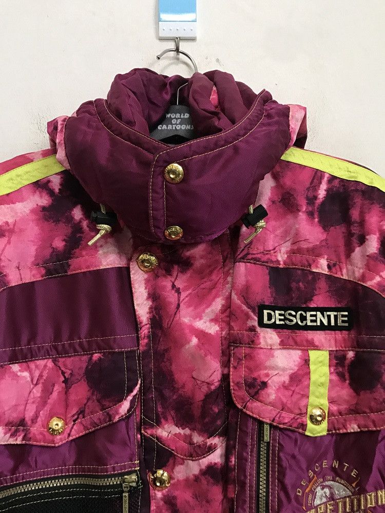 Descente DESCENTE Multi Color Yellow Straps Hoodie Ski Jacket Size US L / EU 52-54 / 3 - 8 Thumbnail
